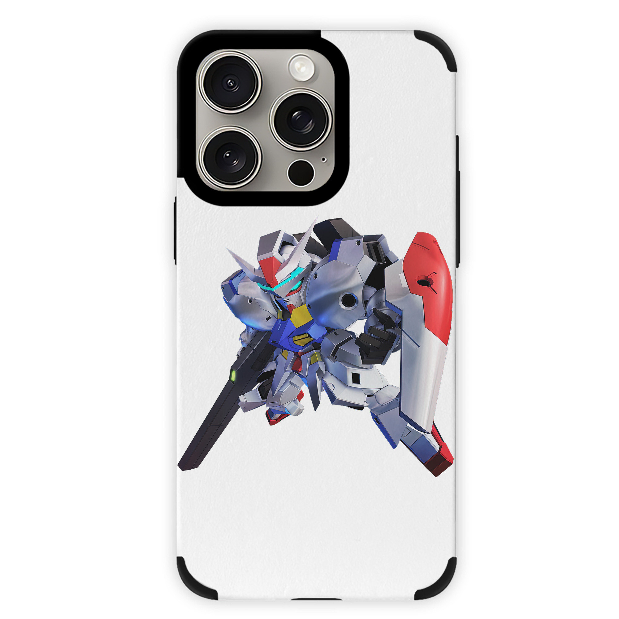 （画像用） 機動戦士ガンダム Mobile Suit Gundam 【iPhone15ProMax対応】 PUレザー スマホケース 耐衝撃＆黄変防止
