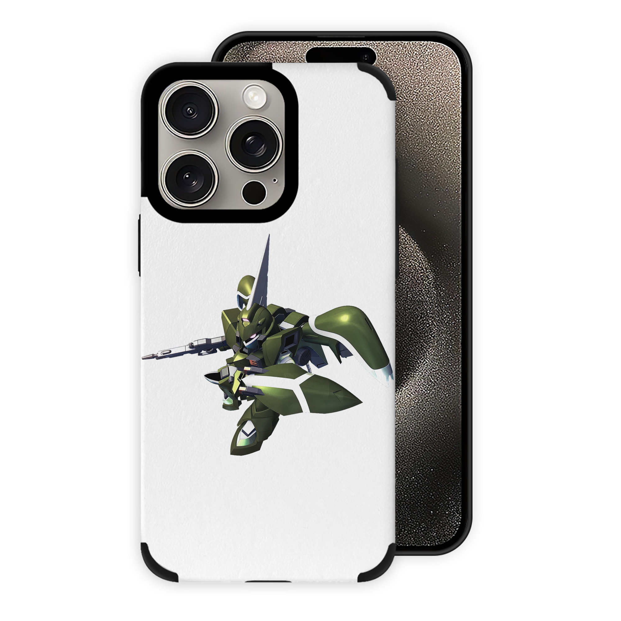 （画像用） 機動戦士ガンダム Mobile Suit Gundam 【iPhone15ProMax対応】 PUレザー スマホケース 耐衝撃＆黄変防止