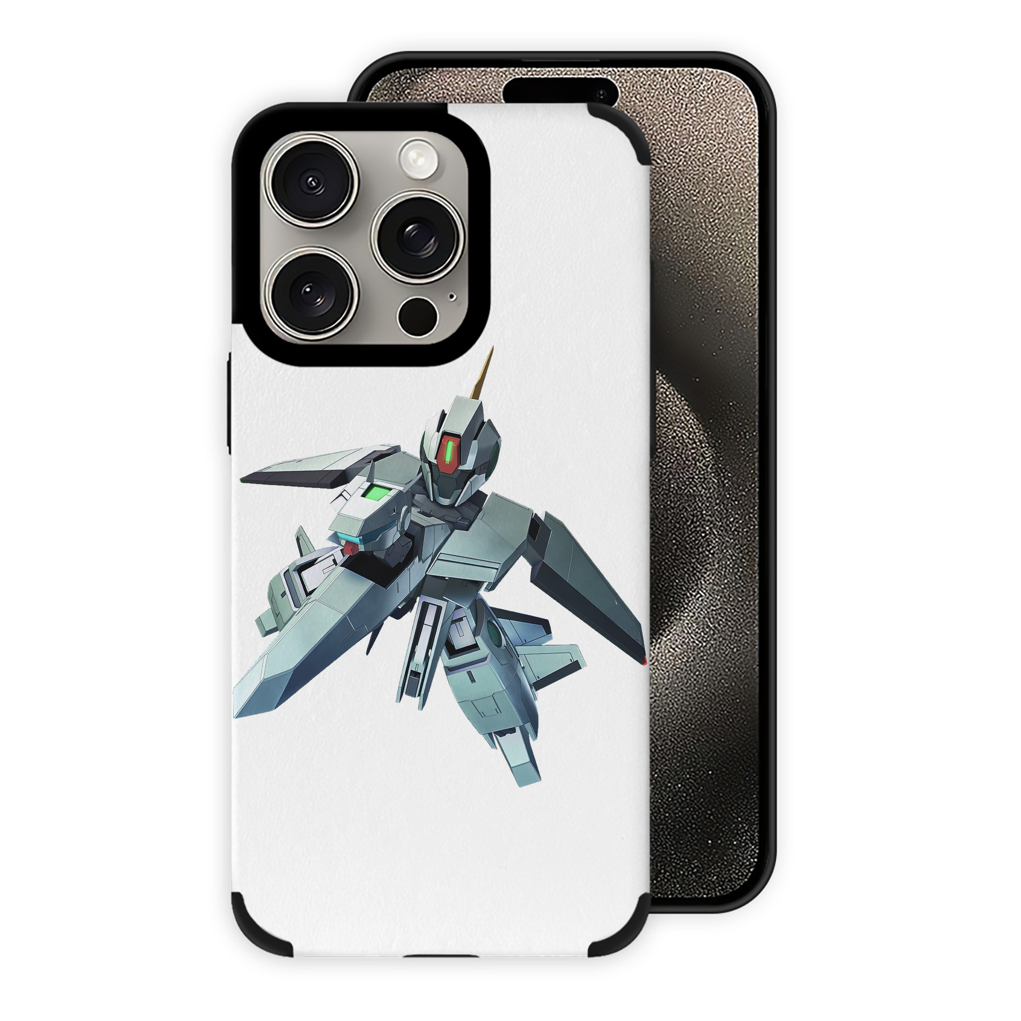 （画像用） 機動戦士ガンダム Mobile Suit Gundam 【iPhone15ProMax対応】 PUレザー スマホケース 耐衝撃＆黄変防止