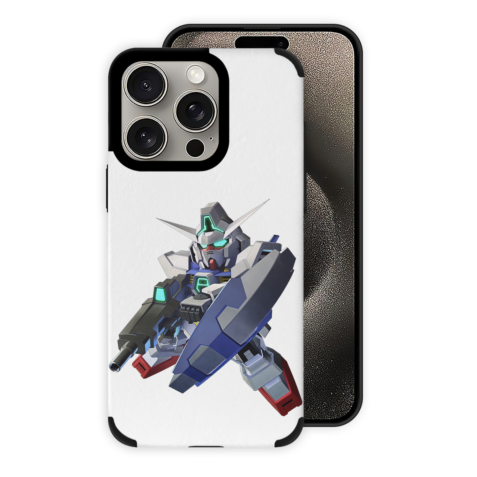 （画像用） 機動戦士ガンダム Mobile Suit Gundam 【iPhone15ProMax対応】 PUレザー スマホケース 耐衝撃＆黄変防止