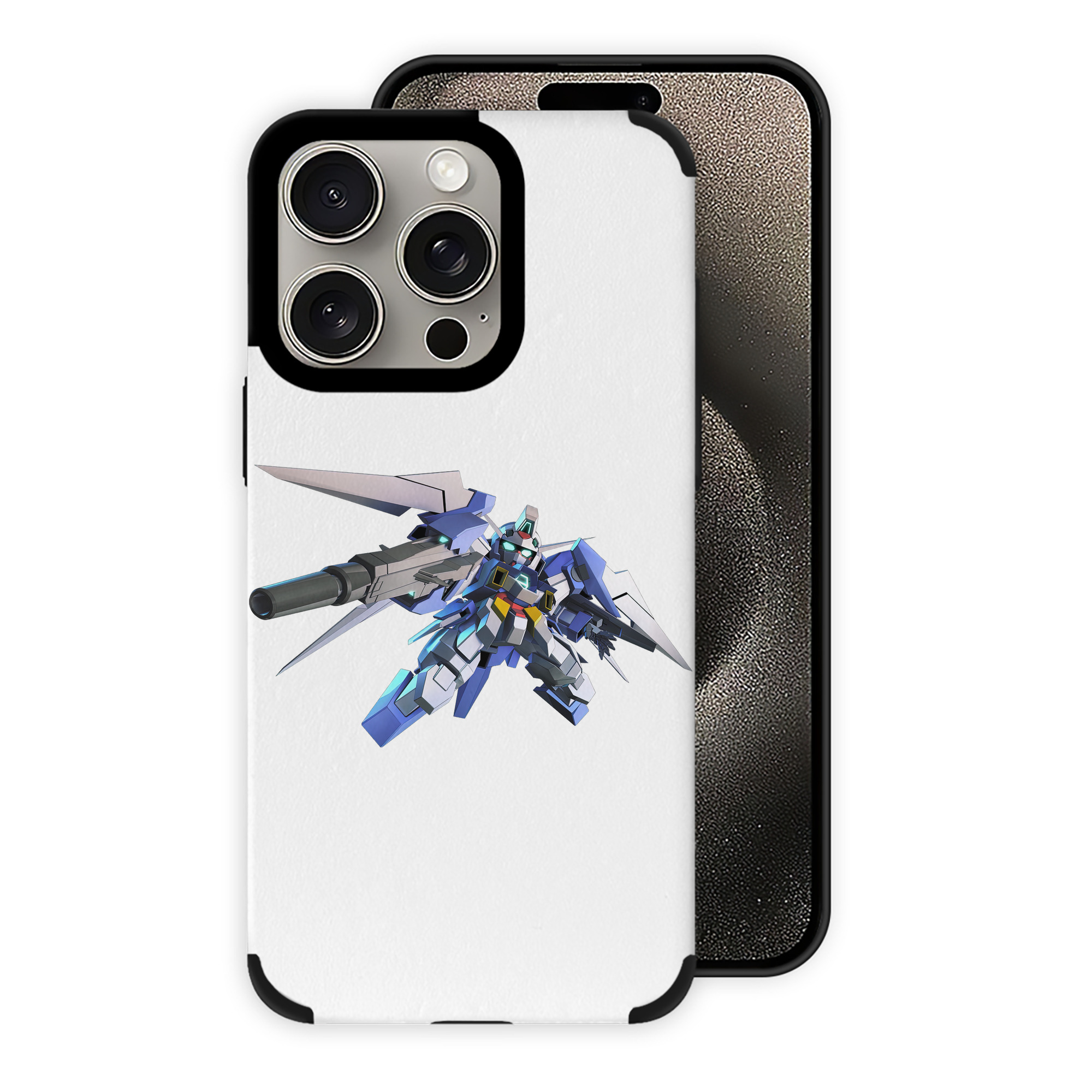 （画像用） 機動戦士ガンダム Mobile Suit Gundam 【iPhone15ProMax対応】 PUレザー スマホケース 耐衝撃＆黄変防止