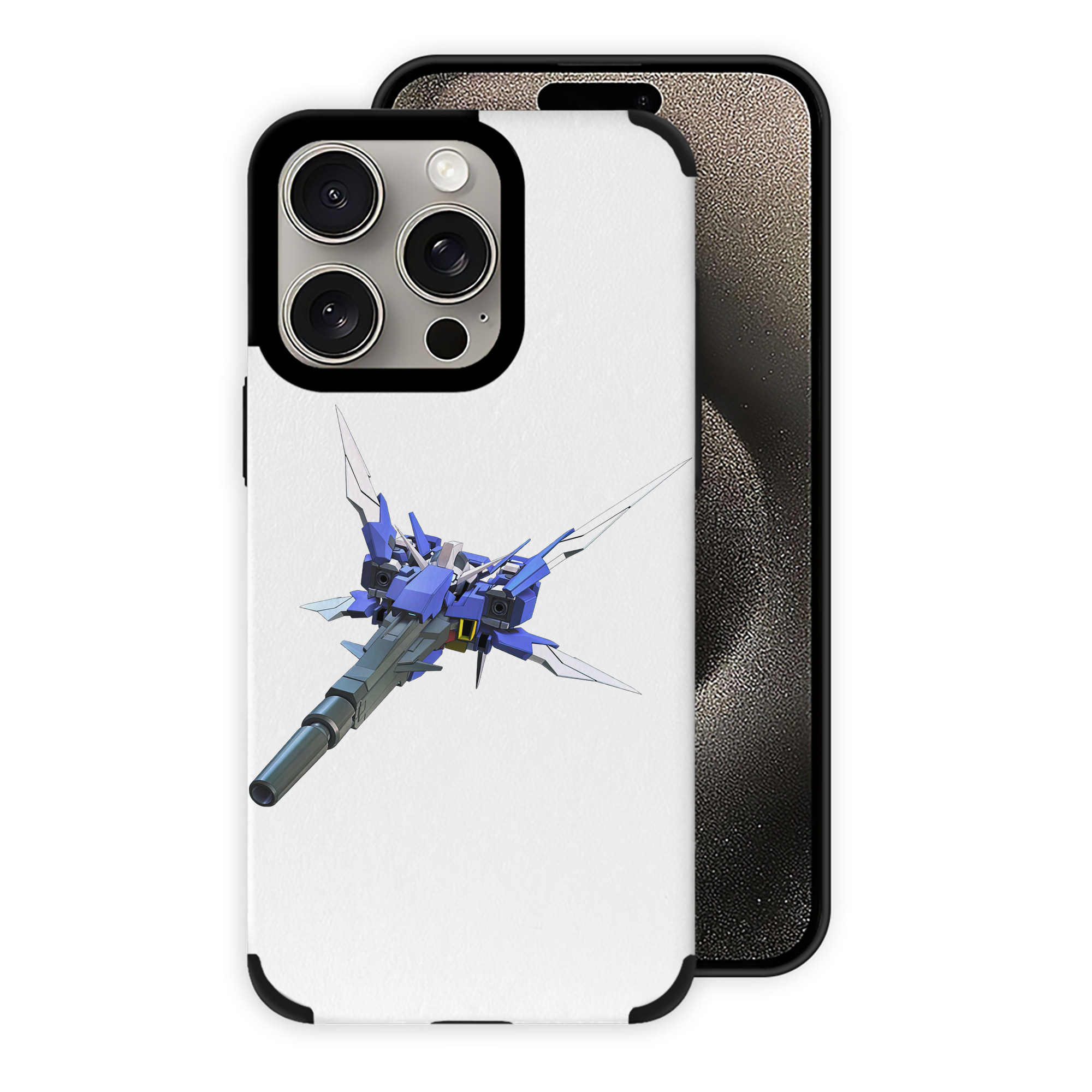 （画像用） 機動戦士ガンダム Mobile Suit Gundam 【iPhone15ProMax対応】 PUレザー スマホケース 耐衝撃＆黄変防止