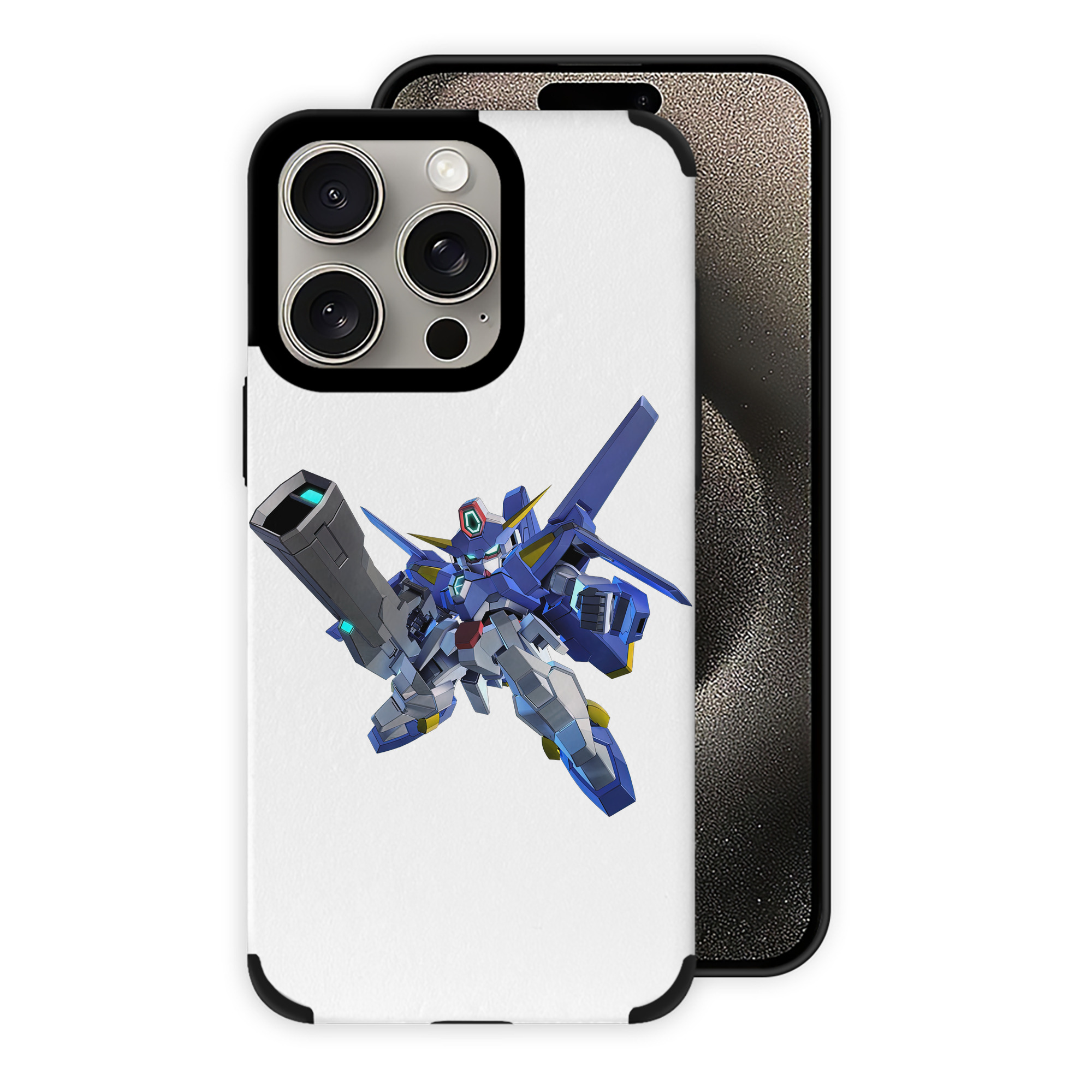 （画像用） 機動戦士ガンダム Mobile Suit Gundam 【iPhone15ProMax対応】 PUレザー スマホケース 耐衝撃＆黄変防止