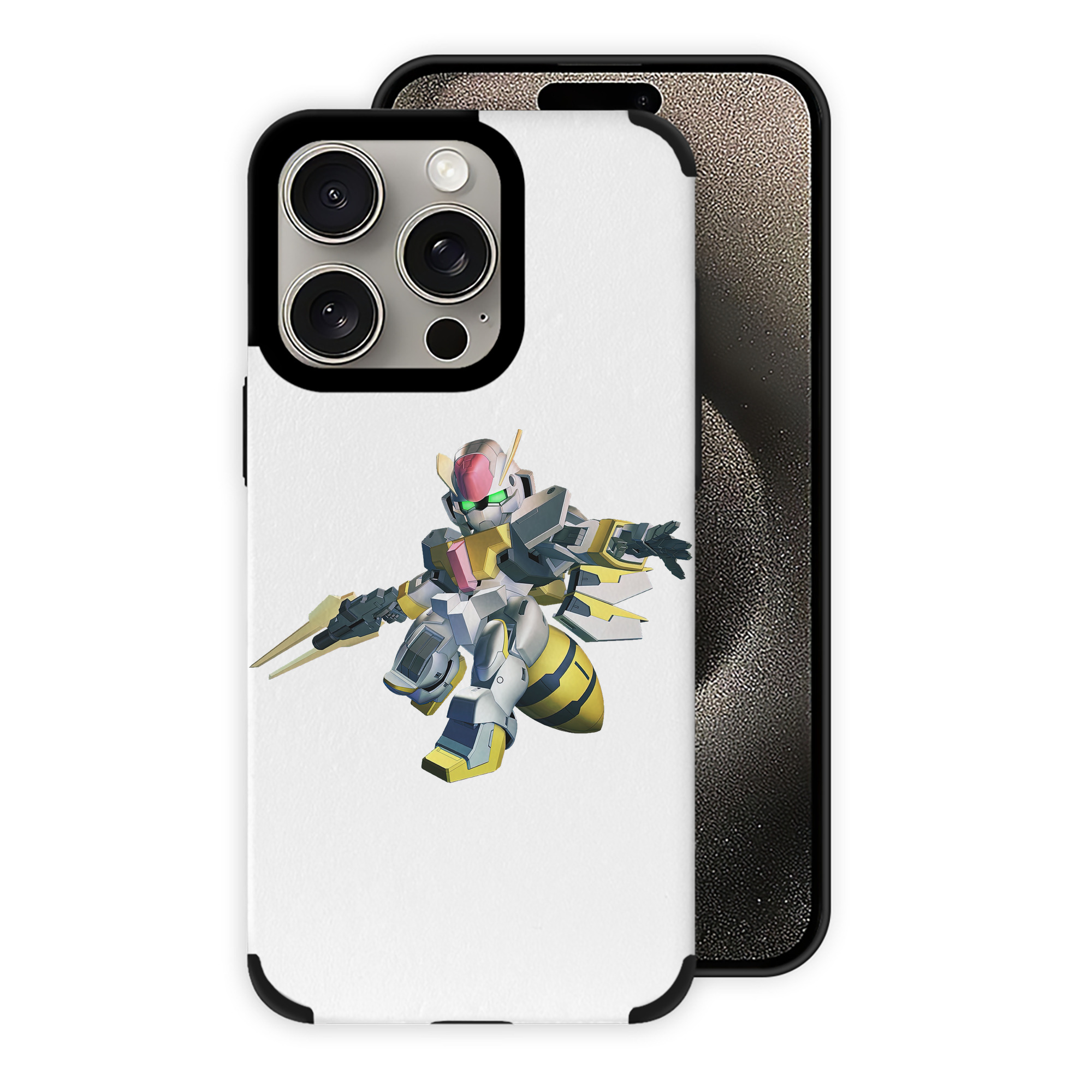 （画像用） 機動戦士ガンダム Mobile Suit Gundam 【iPhone15ProMax対応】 PUレザー スマホケース 耐衝撃＆黄変防止