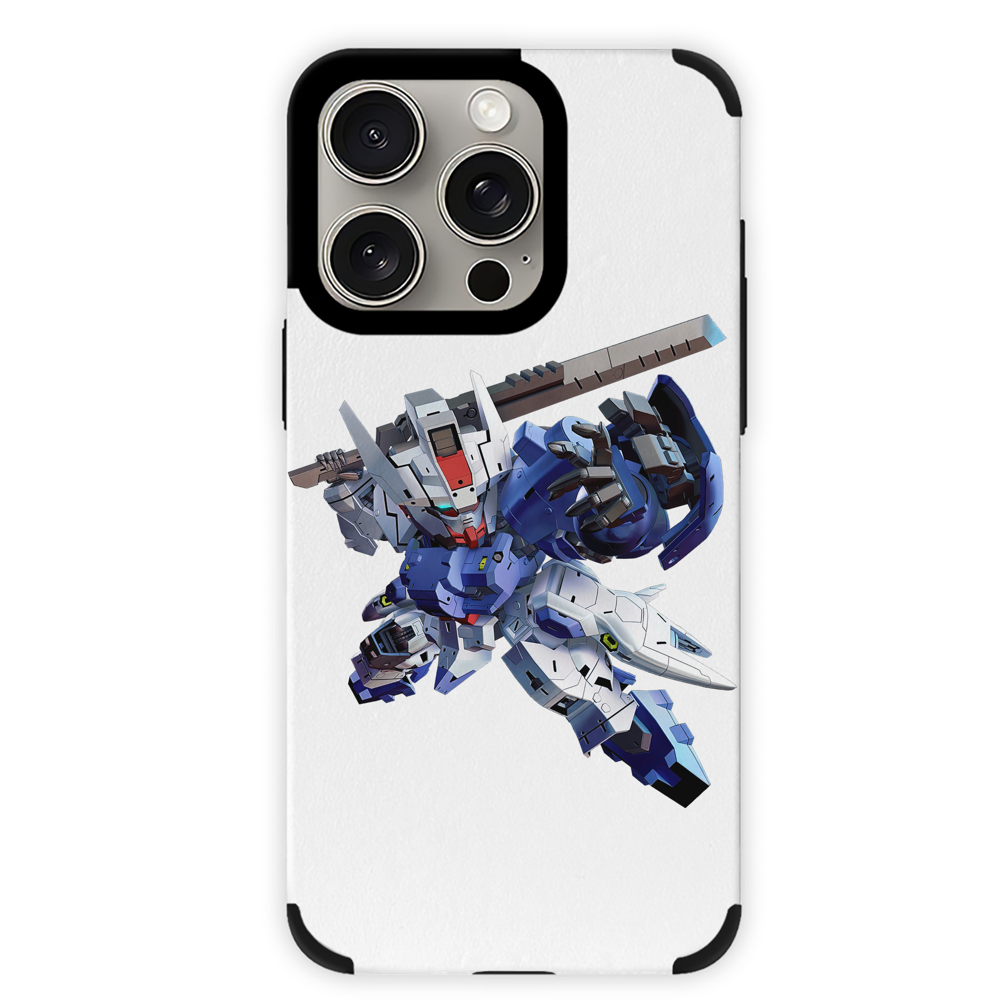 （画像用） 機動戦士ガンダム Mobile Suit Gundam 【iPhone15ProMax対応】 PUレザー スマホケース 耐衝撃＆黄変防止