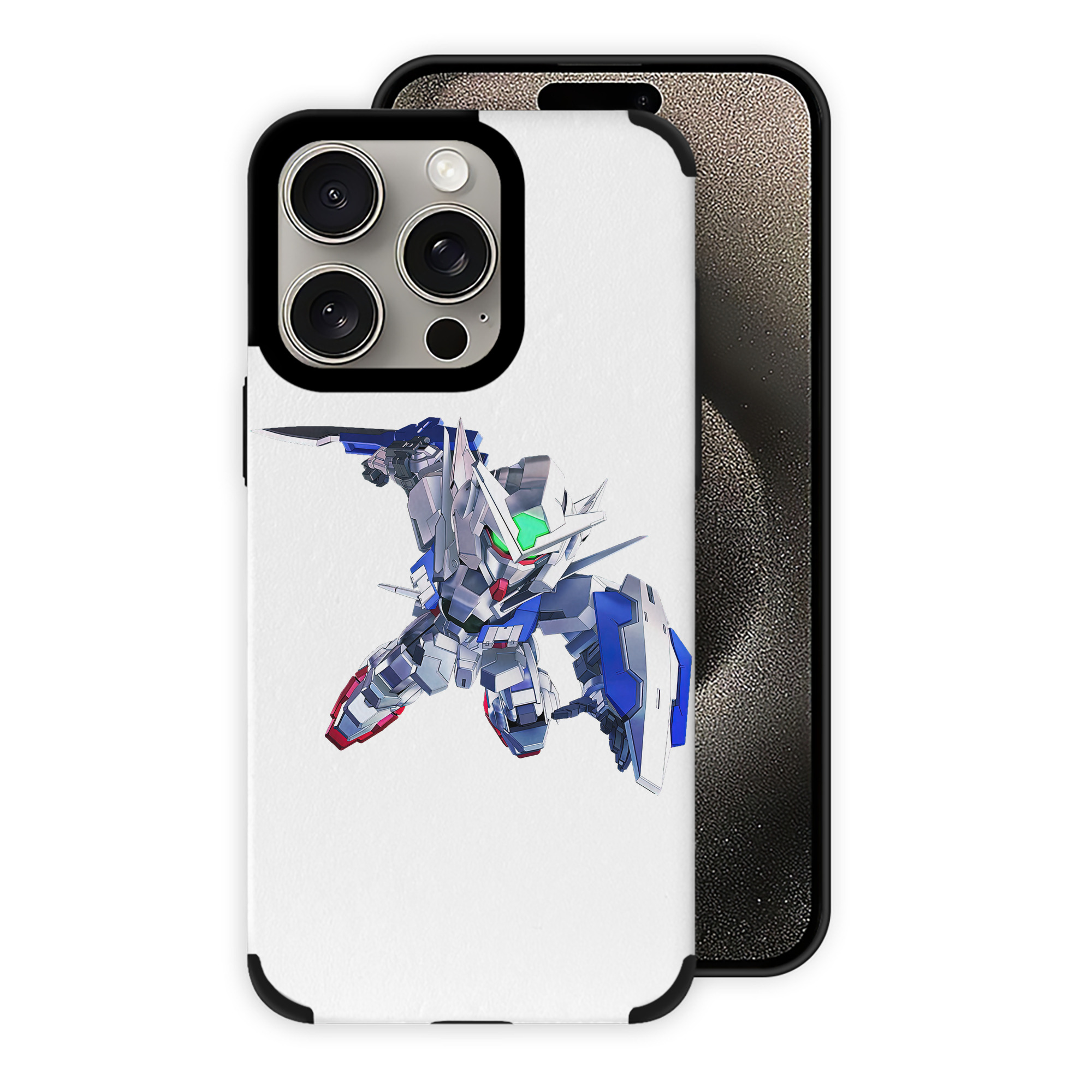 （画像用） 機動戦士ガンダム Mobile Suit Gundam 【iPhone15ProMax対応】 PUレザー スマホケース 耐衝撃＆黄変防止