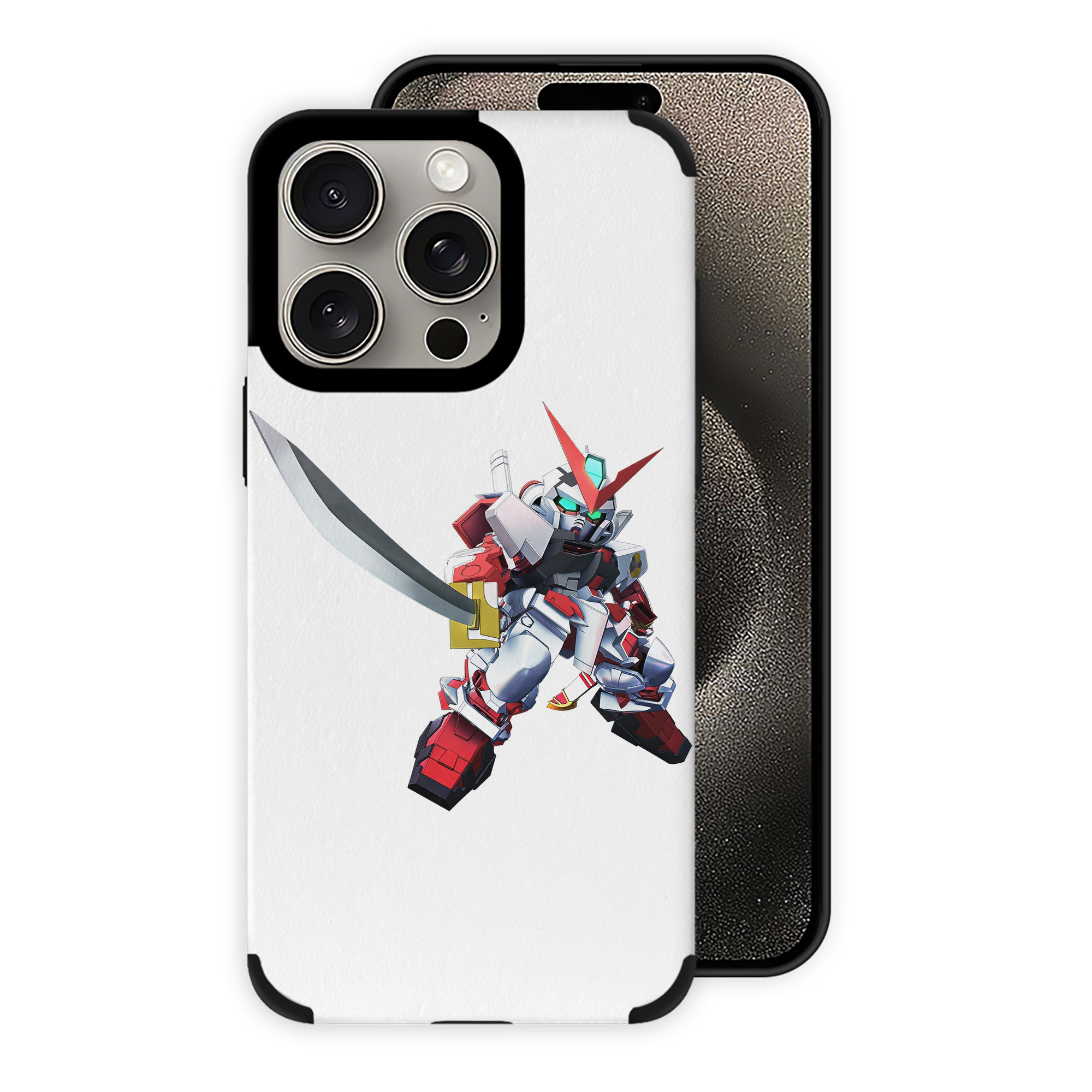 （画像用） 機動戦士ガンダム Mobile Suit Gundam 【iPhone15ProMax対応】 PUレザー スマホケース 耐衝撃＆黄変防止