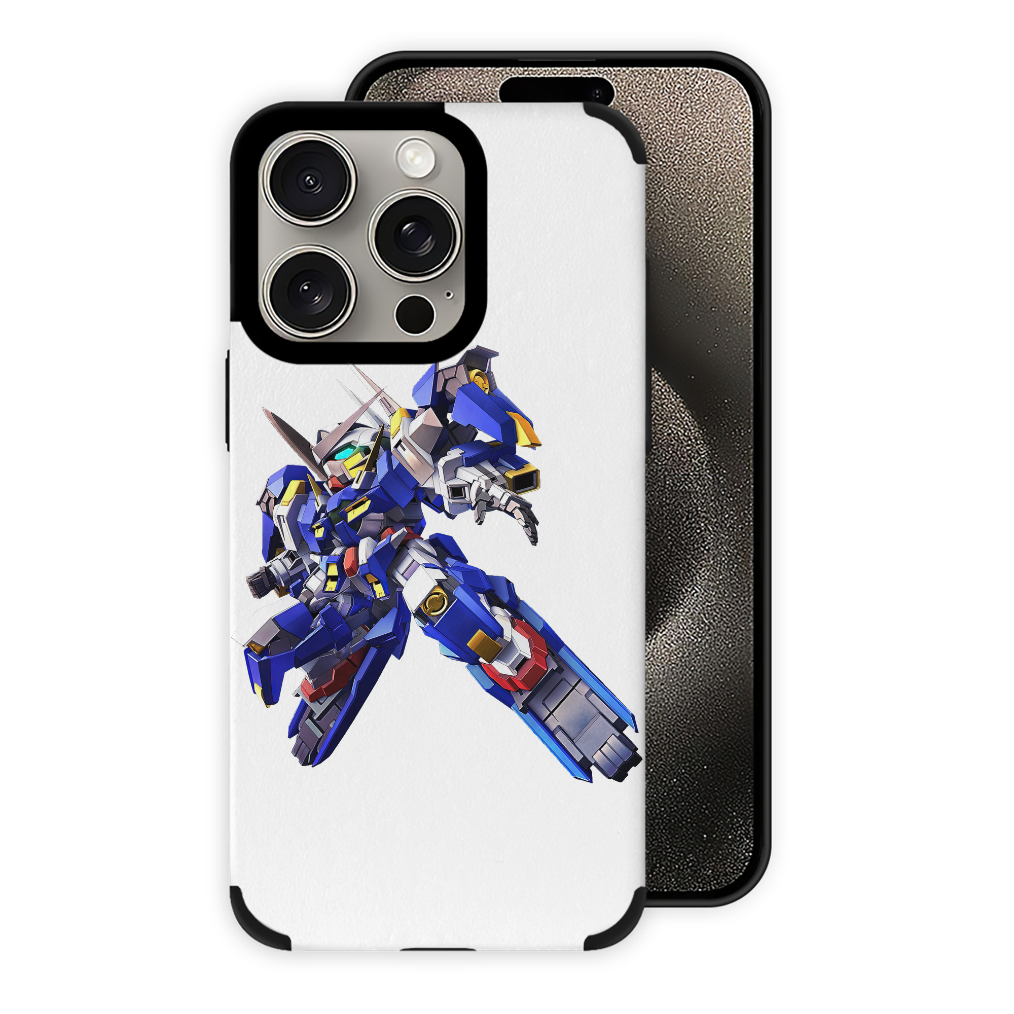 （画像用） 機動戦士ガンダム Mobile Suit Gundam 【iPhone15ProMax対応】 PUレザー スマホケース 耐衝撃＆黄変防止
