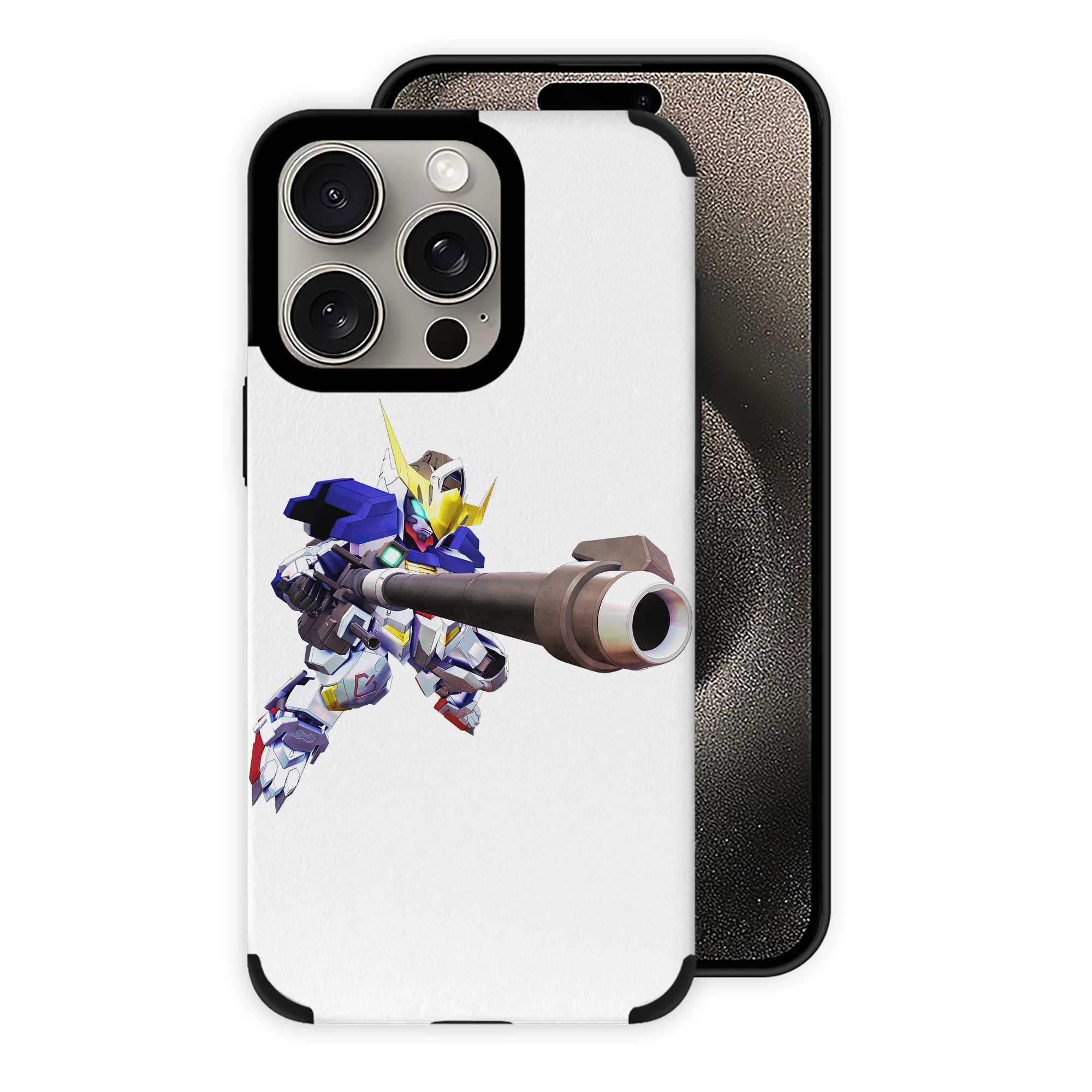 （画像用） 機動戦士ガンダム Mobile Suit Gundam 【iPhone15ProMax対応】 PUレザー スマホケース 耐衝撃＆黄変防止