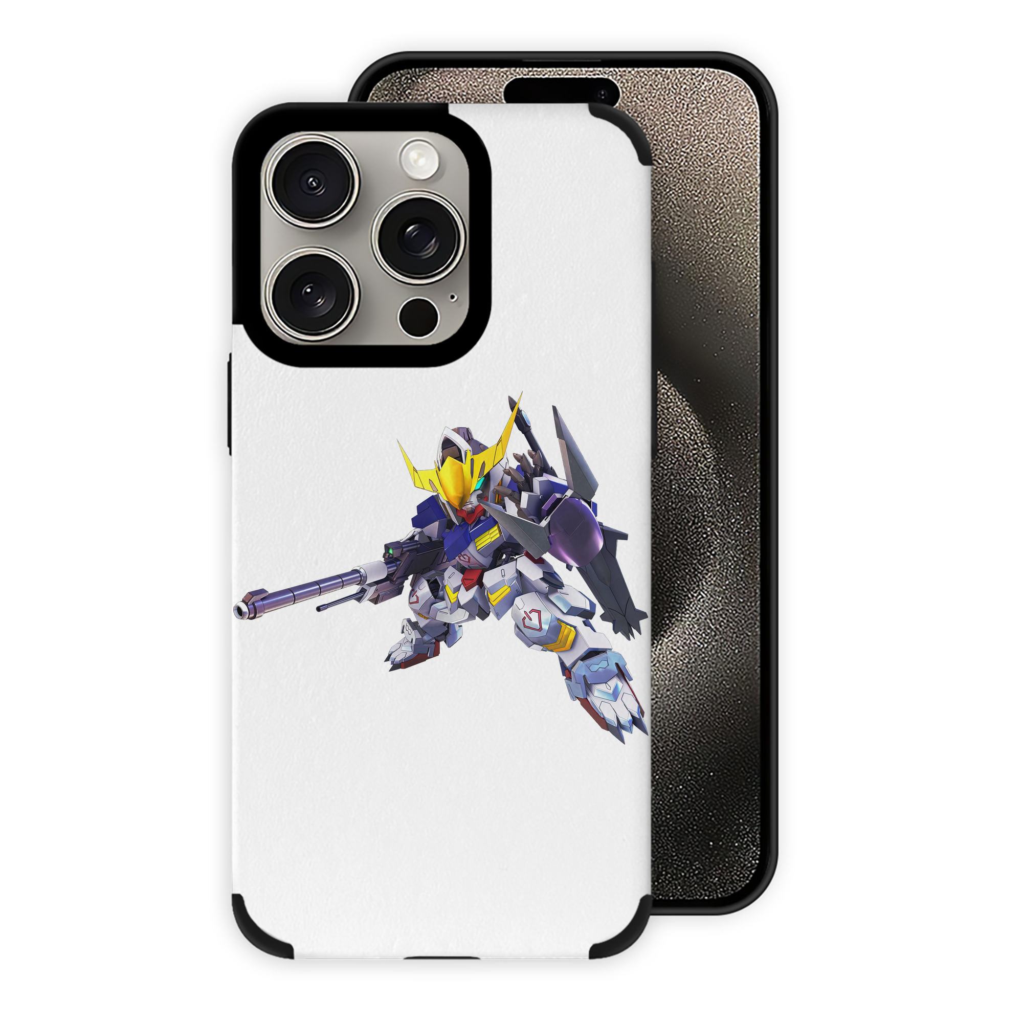 （画像用） 機動戦士ガンダム Mobile Suit Gundam 【iPhone15ProMax対応】 PUレザー スマホケース 耐衝撃＆黄変防止