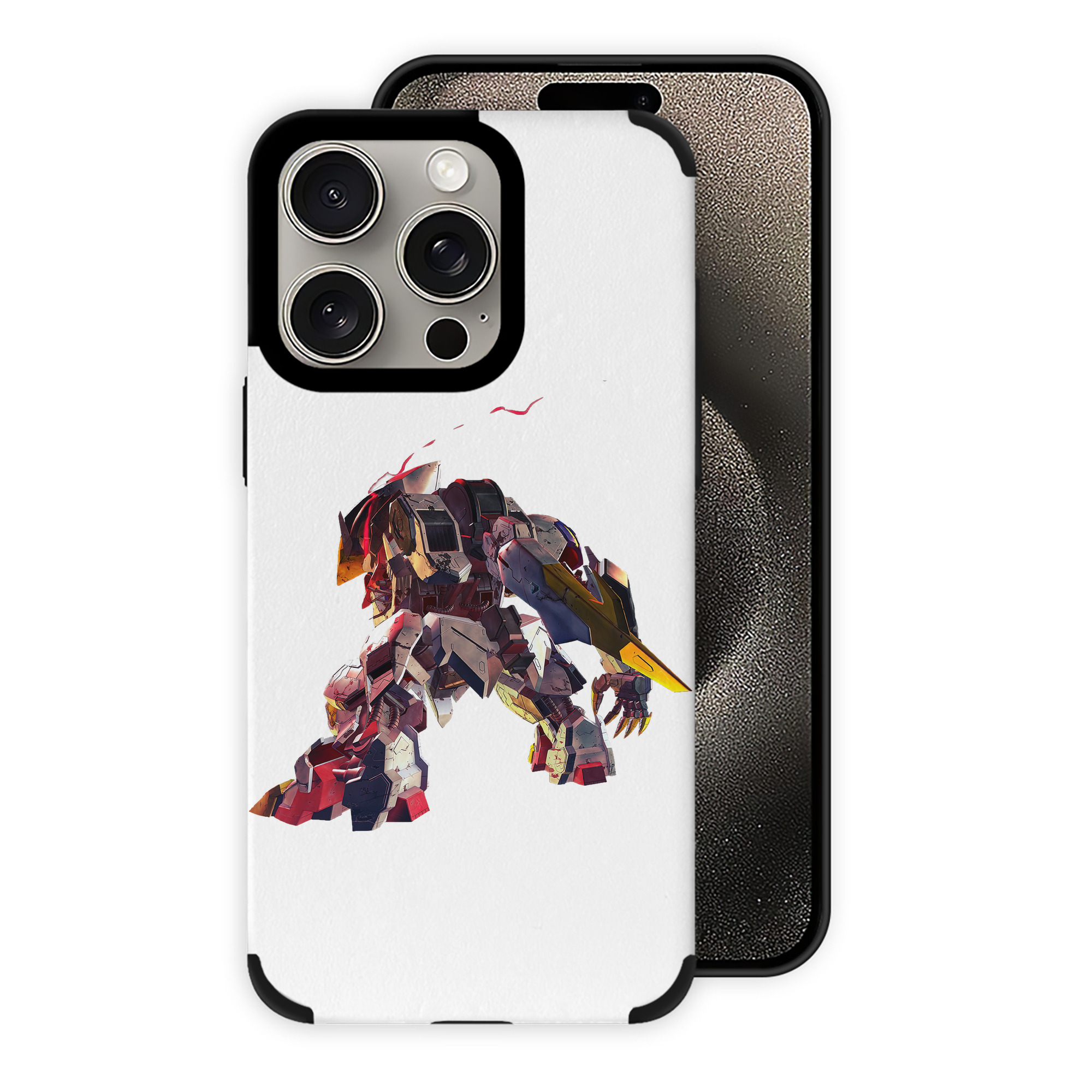 （画像用） 機動戦士ガンダム Mobile Suit Gundam 【iPhone15ProMax対応】 PUレザー スマホケース 耐衝撃＆黄変防止