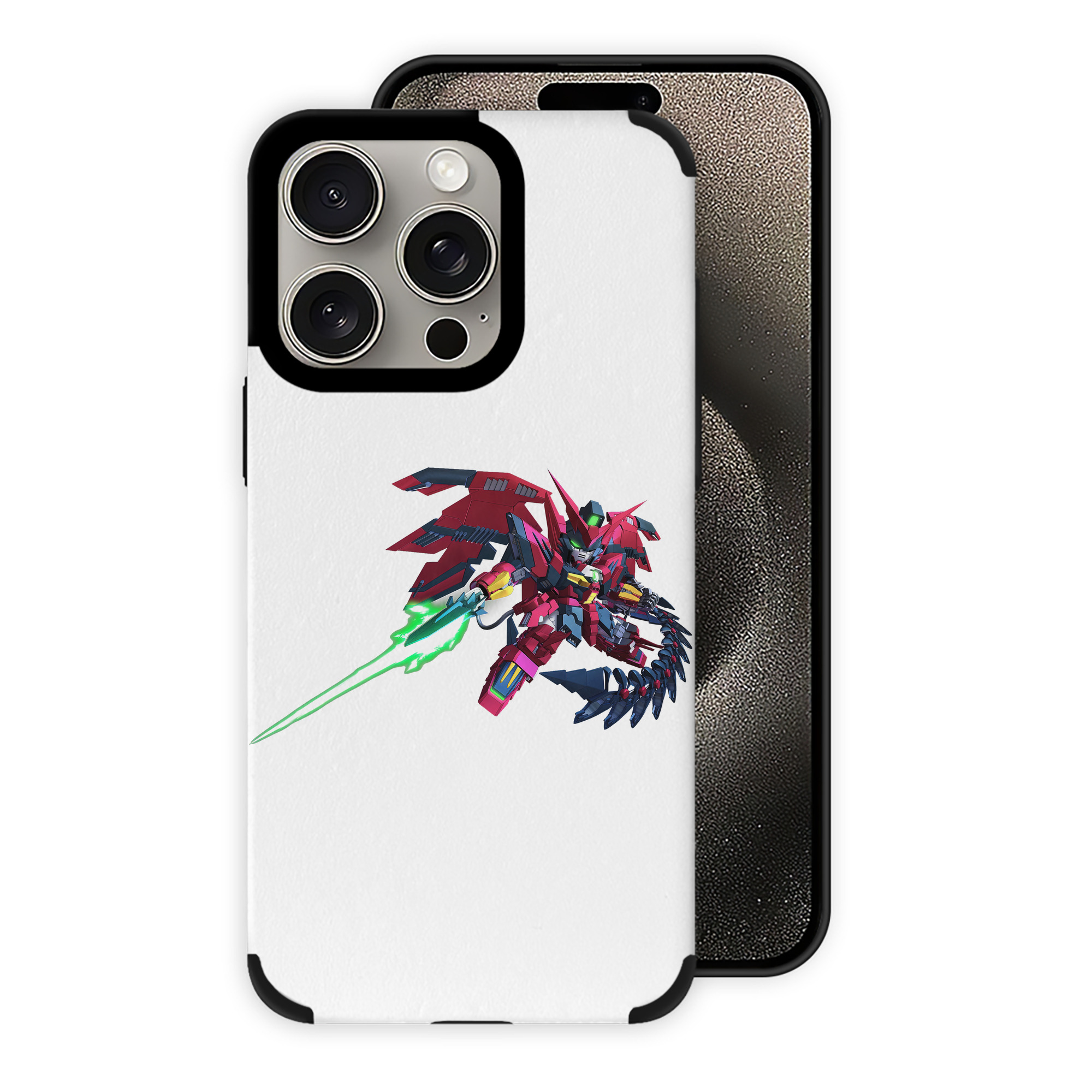 （画像用） 機動戦士ガンダム Mobile Suit Gundam 【iPhone15ProMax対応】 PUレザー スマホケース 耐衝撃＆黄変防止