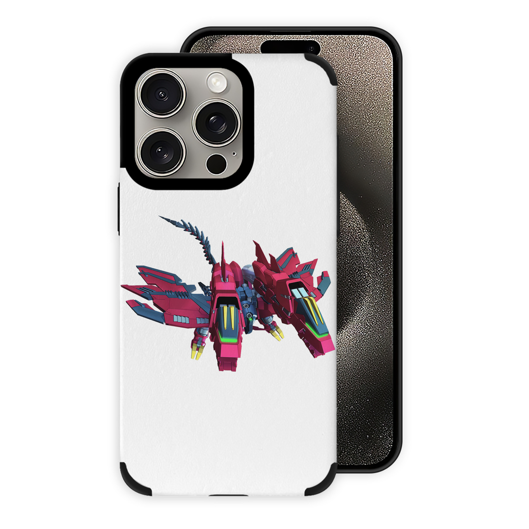 （画像用） 機動戦士ガンダム Mobile Suit Gundam 【iPhone15ProMax対応】 PUレザー スマホケース 耐衝撃＆黄変防止