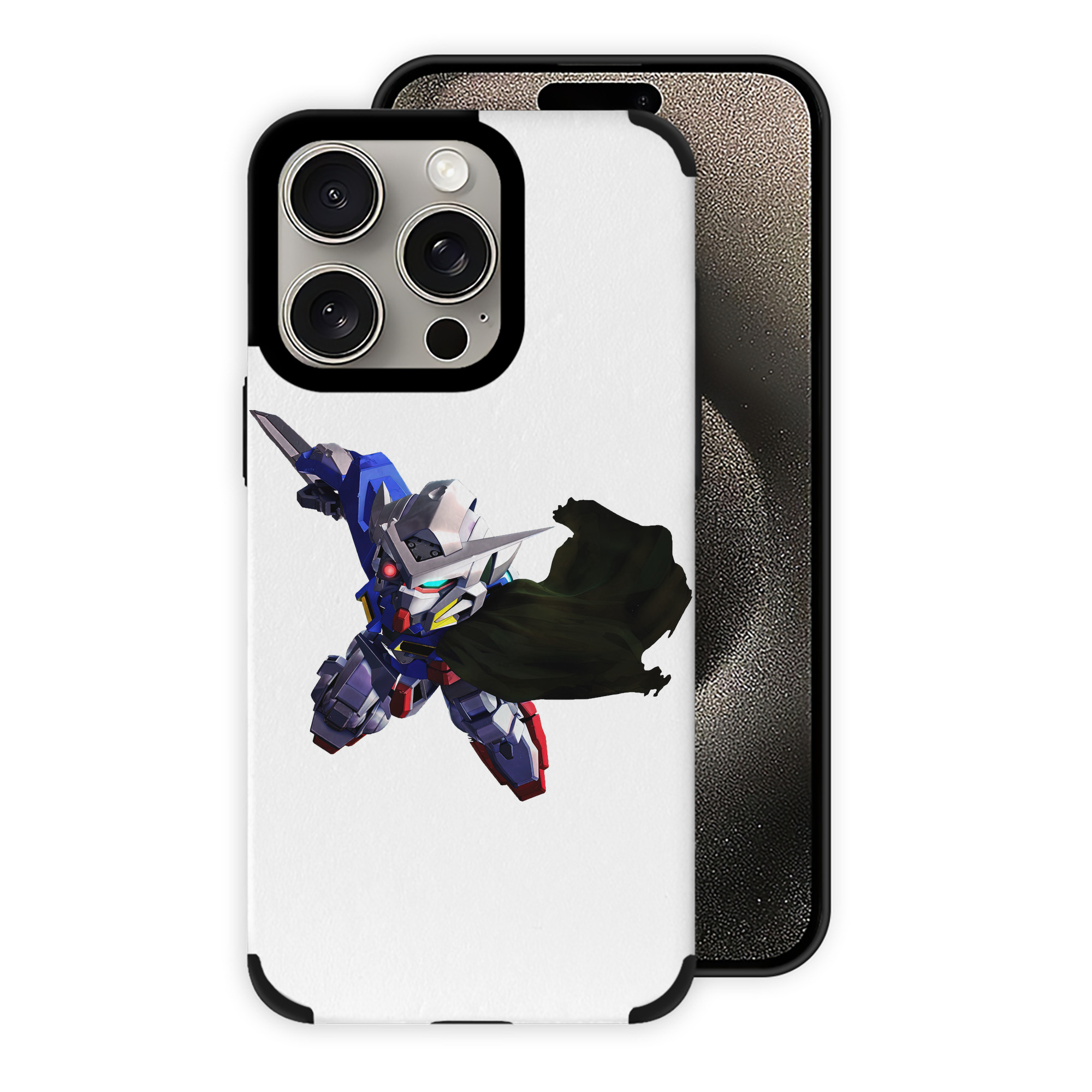 （画像用） 機動戦士ガンダム Mobile Suit Gundam 【iPhone15ProMax対応】 PUレザー スマホケース 耐衝撃＆黄変防止
