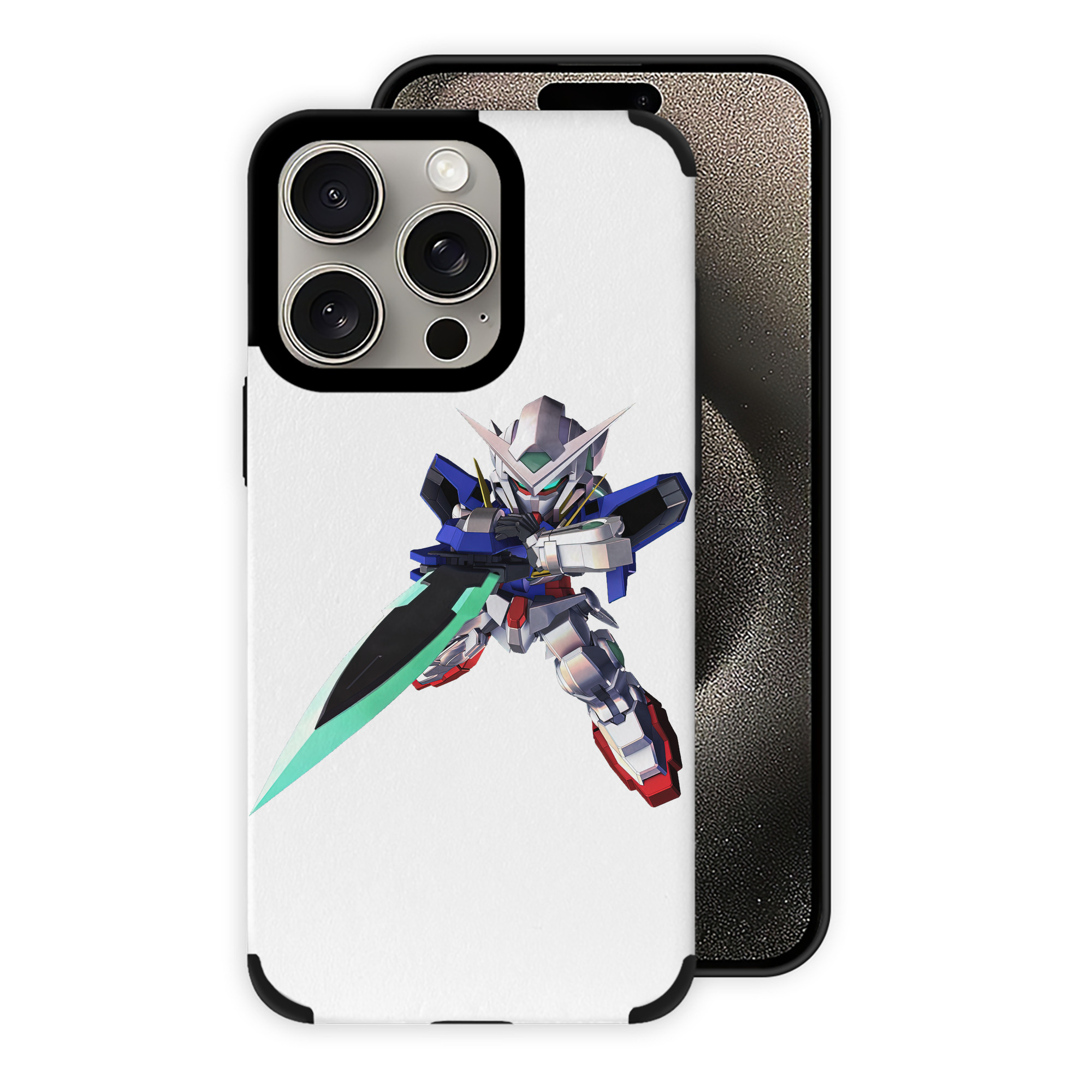 （画像用） 機動戦士ガンダム Mobile Suit Gundam 【iPhone15ProMax対応】 PUレザー スマホケース 耐衝撃＆黄変防止