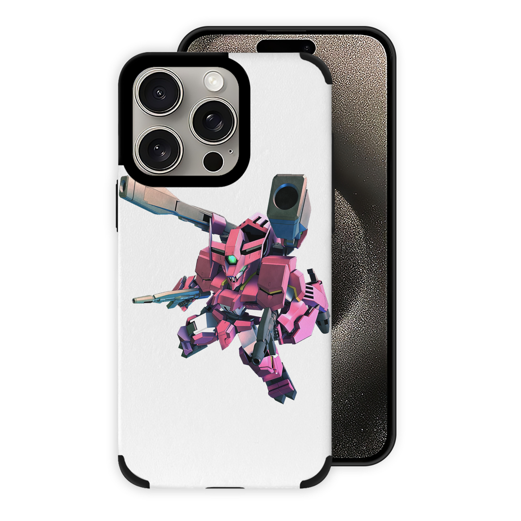 （画像用） 機動戦士ガンダム Mobile Suit Gundam 【iPhone15ProMax対応】 PUレザー スマホケース 耐衝撃＆黄変防止
