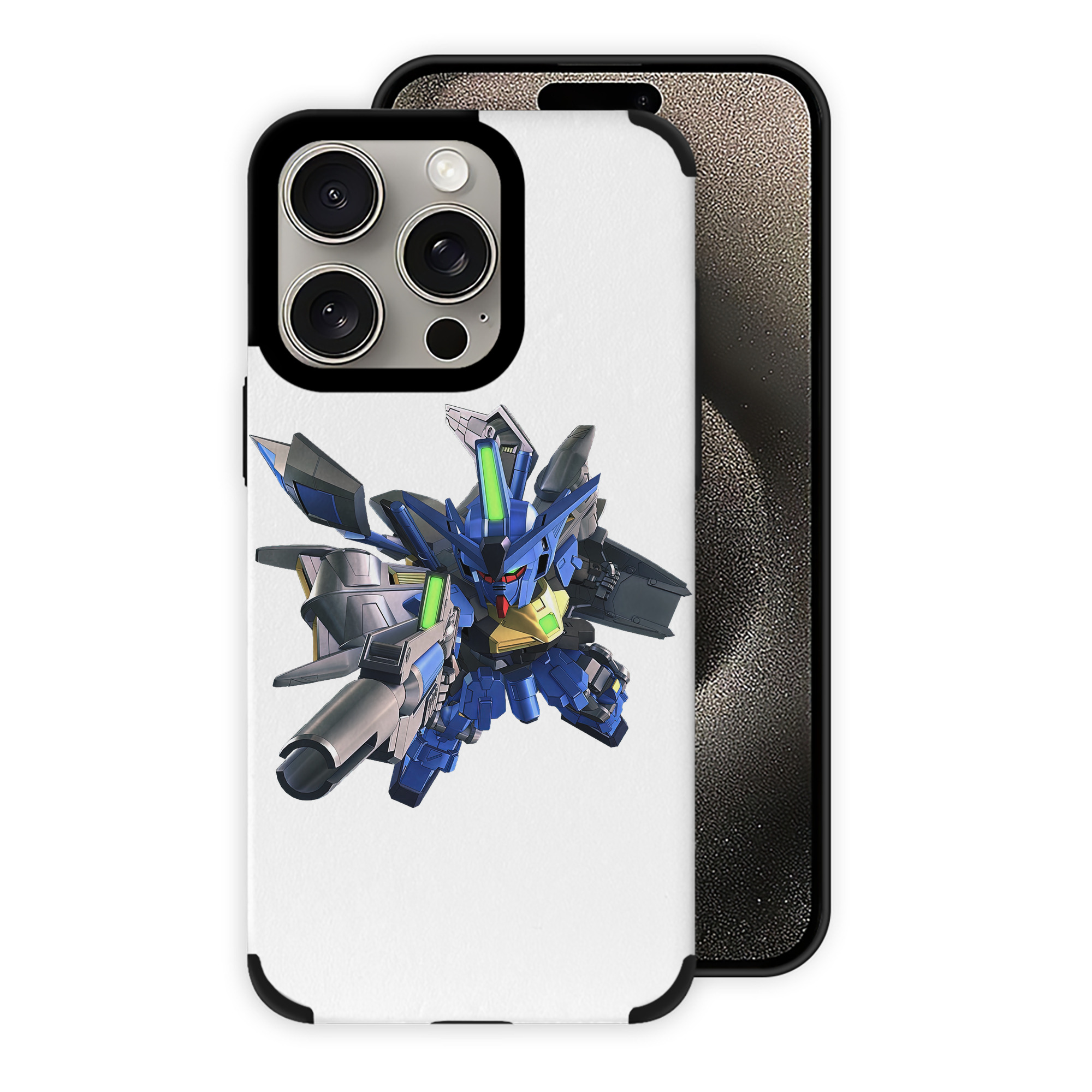 （画像用） 機動戦士ガンダム Mobile Suit Gundam 【iPhone15ProMax対応】 PUレザー スマホケース 耐衝撃＆黄変防止
