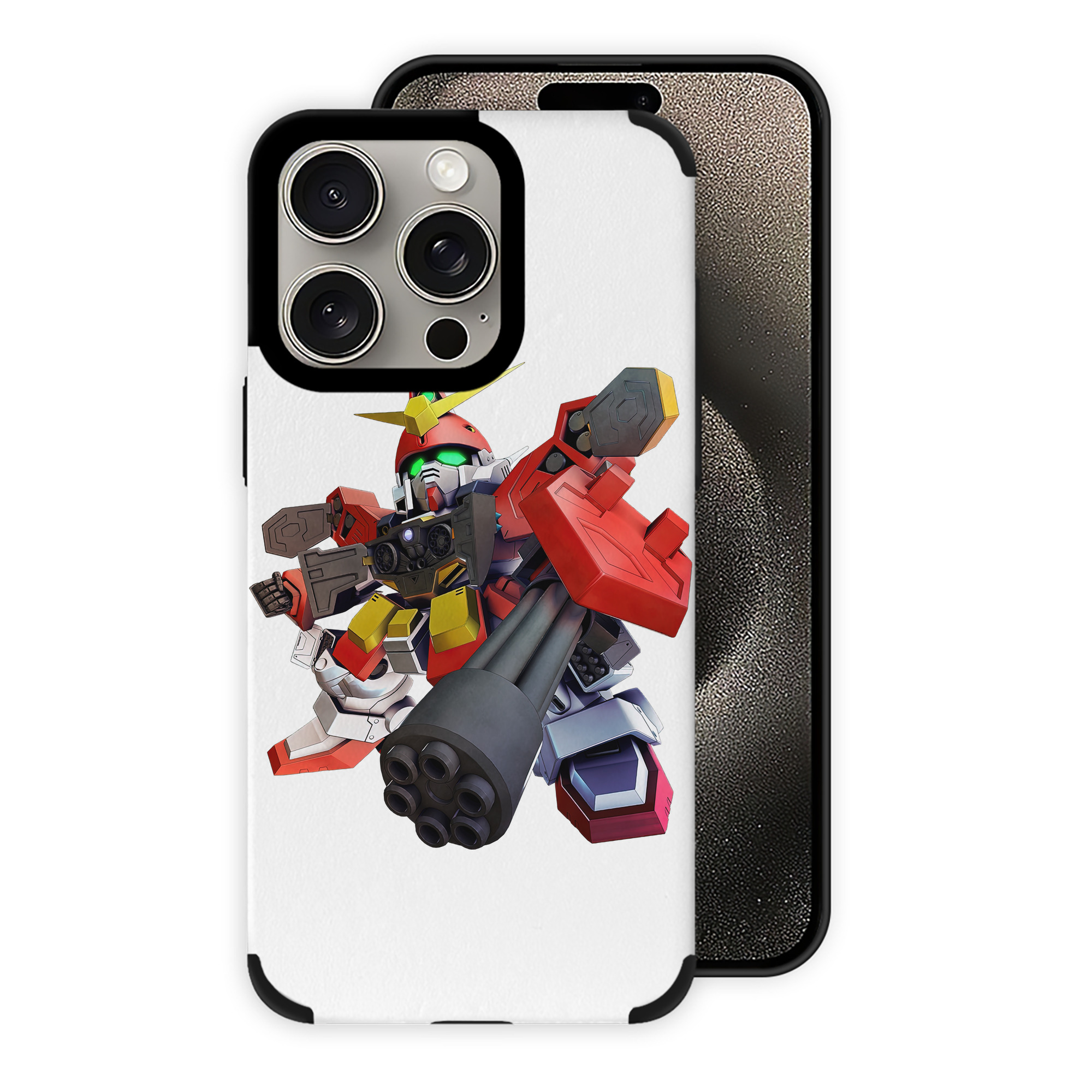 （画像用） 機動戦士ガンダム Mobile Suit Gundam 【iPhone15ProMax対応】 PUレザー スマホケース 耐衝撃＆黄変防止