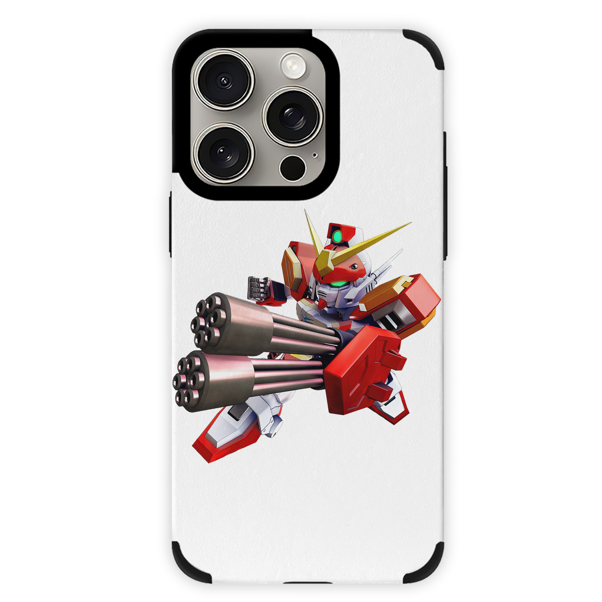 （画像用） 機動戦士ガンダム Mobile Suit Gundam 【iPhone15ProMax対応】 PUレザー スマホケース 耐衝撃＆黄変防止