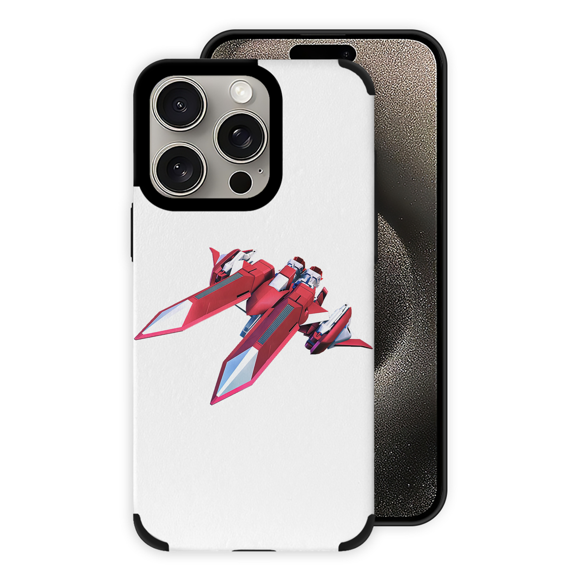 （画像用） 機動戦士ガンダム Mobile Suit Gundam 【iPhone15ProMax対応】 PUレザー スマホケース 耐衝撃＆黄変防止