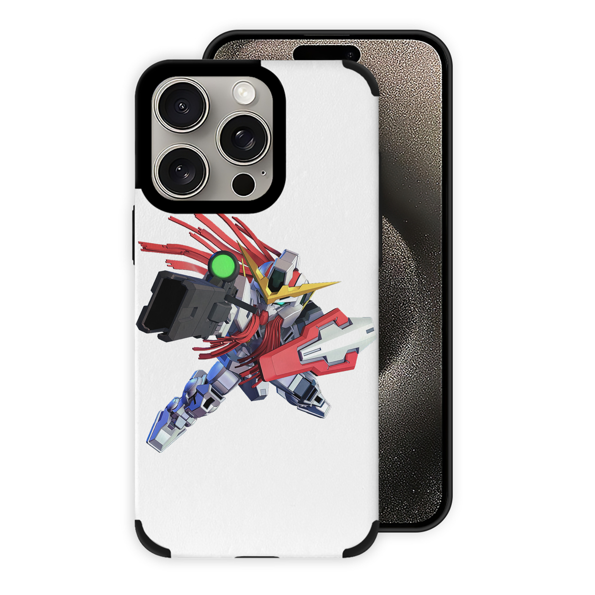 （画像用） 機動戦士ガンダム Mobile Suit Gundam 【iPhone15ProMax対応】 PUレザー スマホケース 耐衝撃＆黄変防止