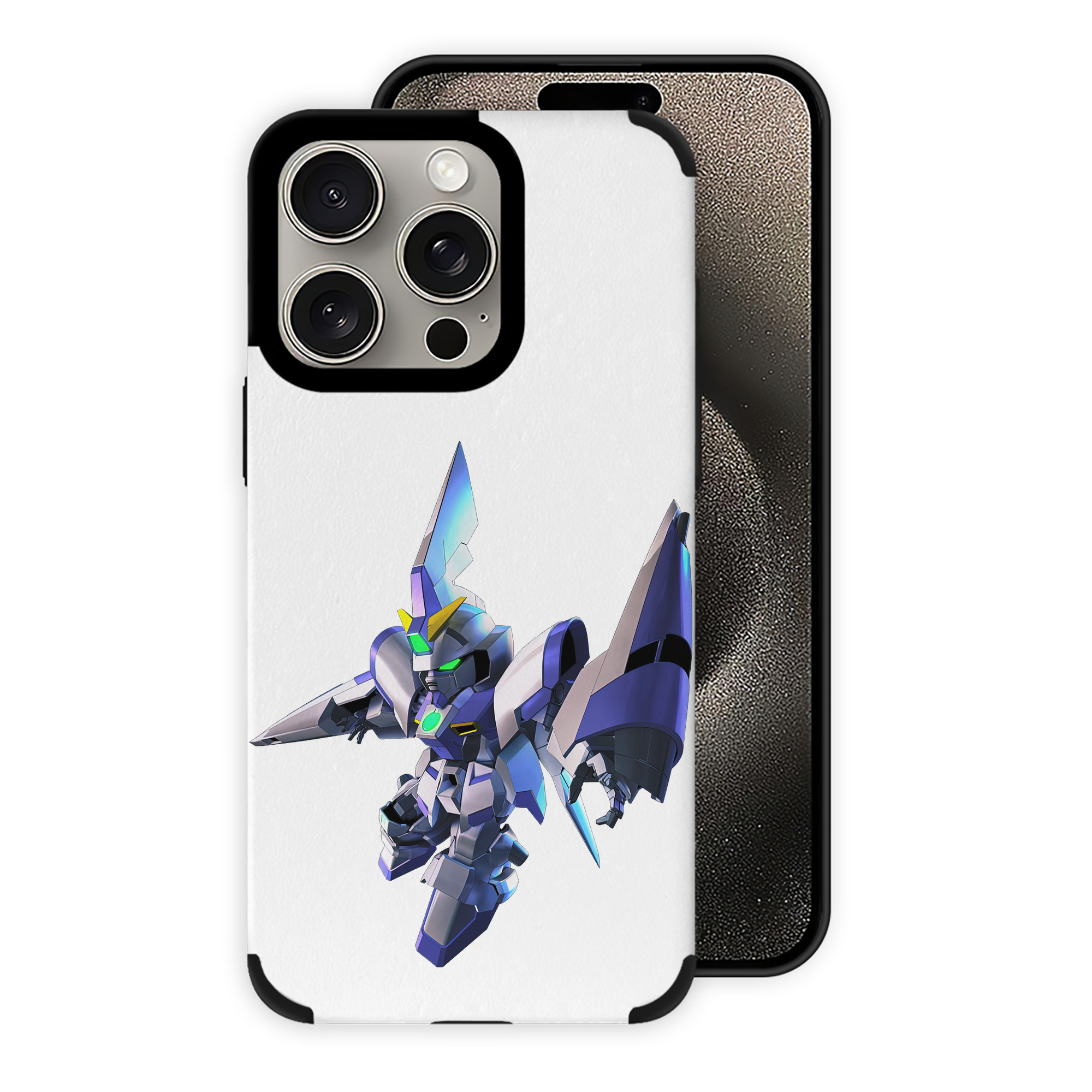（画像用） 機動戦士ガンダム Mobile Suit Gundam 【iPhone15ProMax対応】 PUレザー スマホケース 耐衝撃＆黄変防止