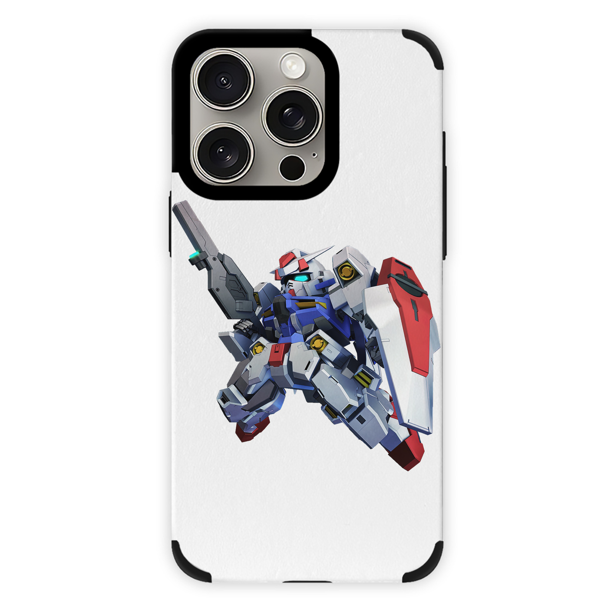 （画像用） 機動戦士ガンダム Mobile Suit Gundam 【iPhone15ProMax対応】 PUレザー スマホケース 耐衝撃＆黄変防止