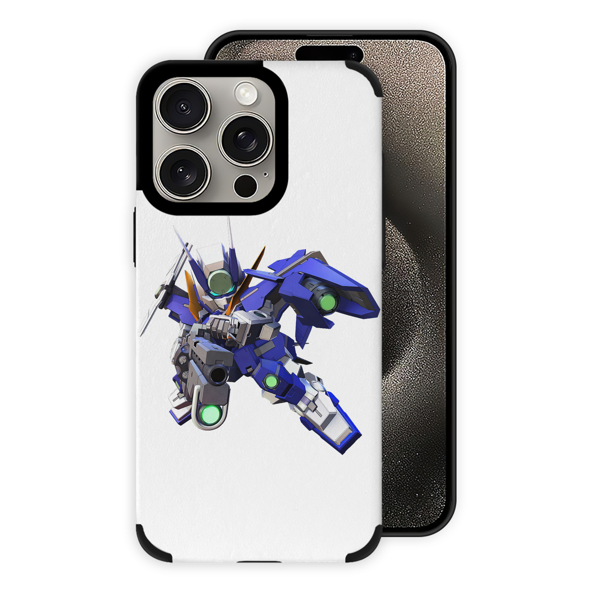 （画像用） 機動戦士ガンダム Mobile Suit Gundam 【iPhone15ProMax対応】 PUレザー スマホケース 耐衝撃＆黄変防止
