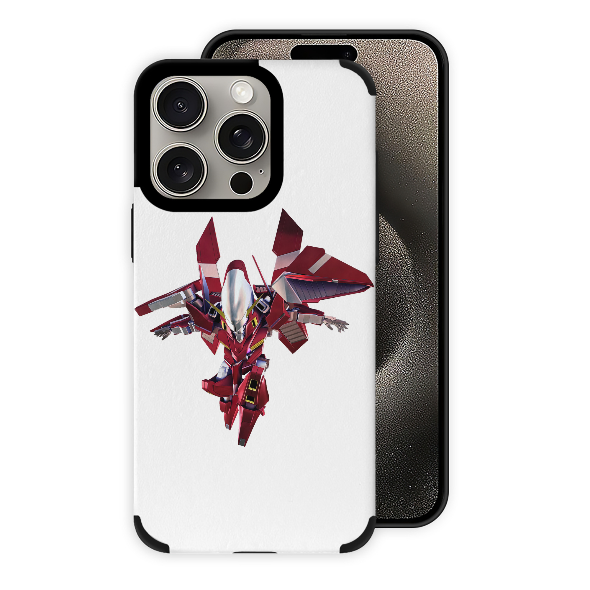 （画像用） 機動戦士ガンダム Mobile Suit Gundam 【iPhone15ProMax対応】 PUレザー スマホケース 耐衝撃＆黄変防止