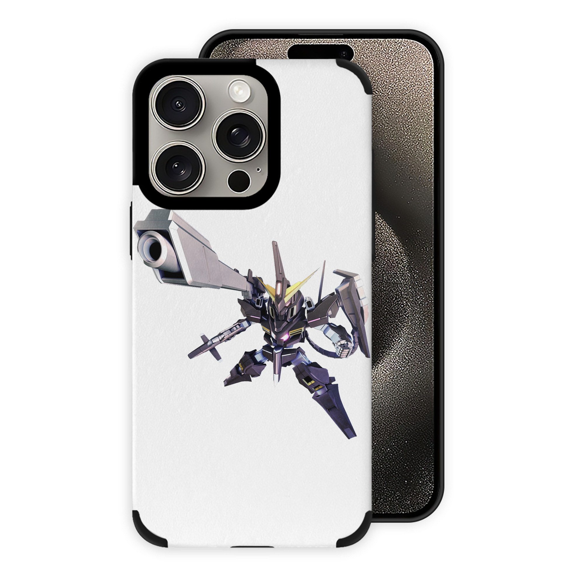 （画像用） 機動戦士ガンダム Mobile Suit Gundam 【iPhone15ProMax対応】 PUレザー スマホケース 耐衝撃＆黄変防止