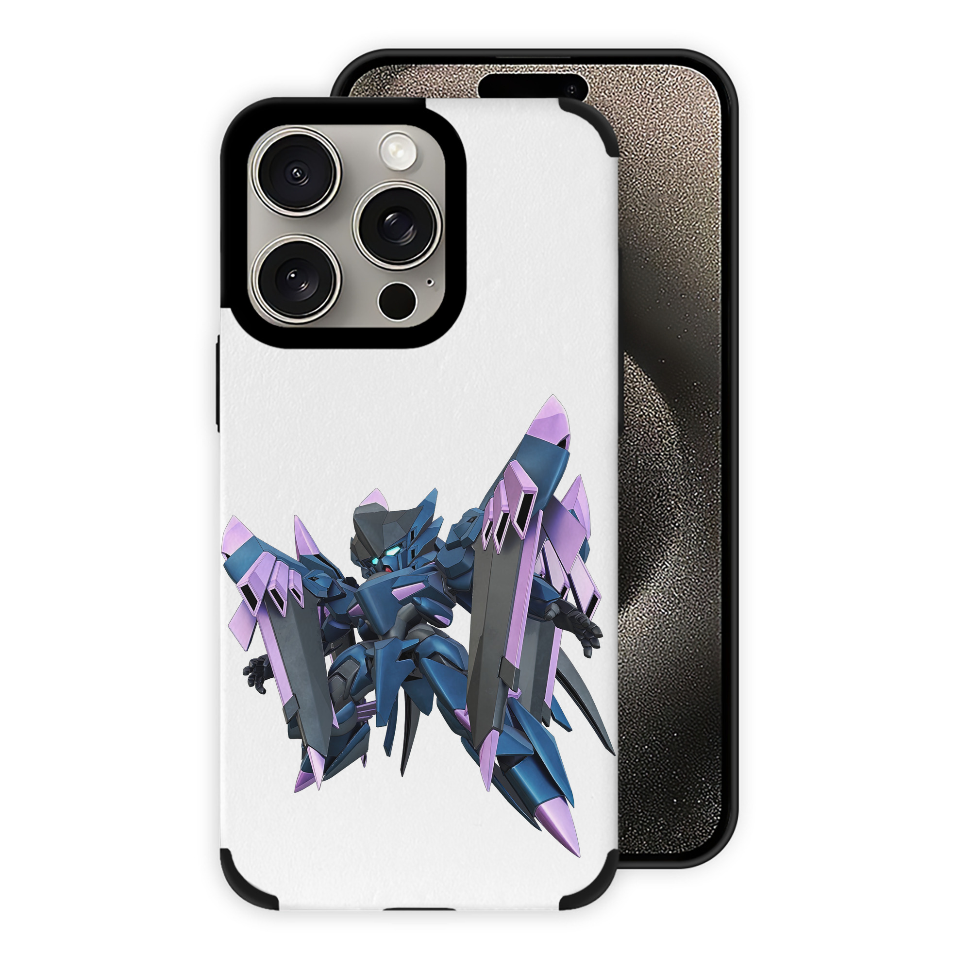 （画像用） 機動戦士ガンダム Mobile Suit Gundam 【iPhone15ProMax対応】 PUレザー スマホケース 耐衝撃＆黄変防止