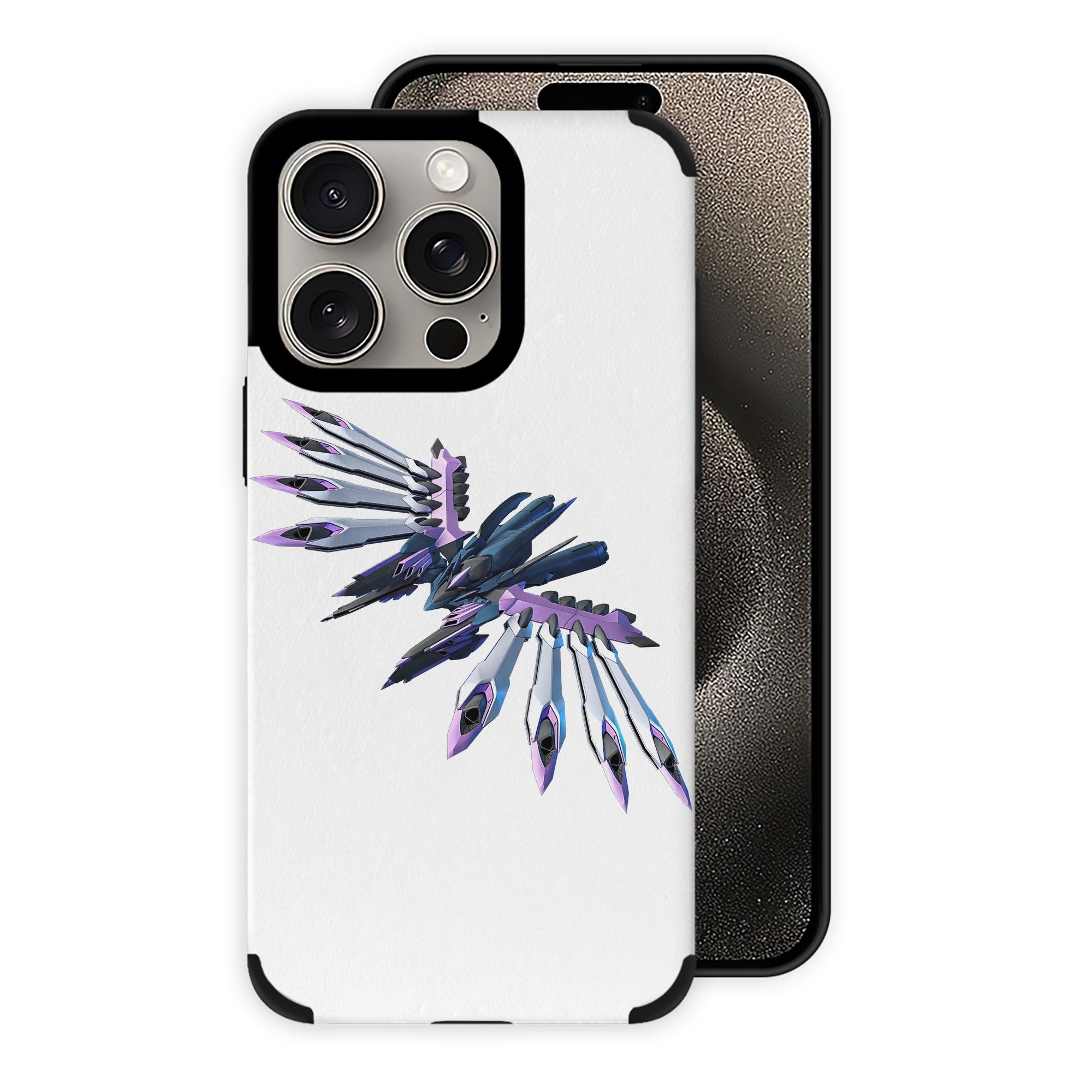 （画像用） 機動戦士ガンダム Mobile Suit Gundam 【iPhone15ProMax対応】 PUレザー スマホケース 耐衝撃＆黄変防止