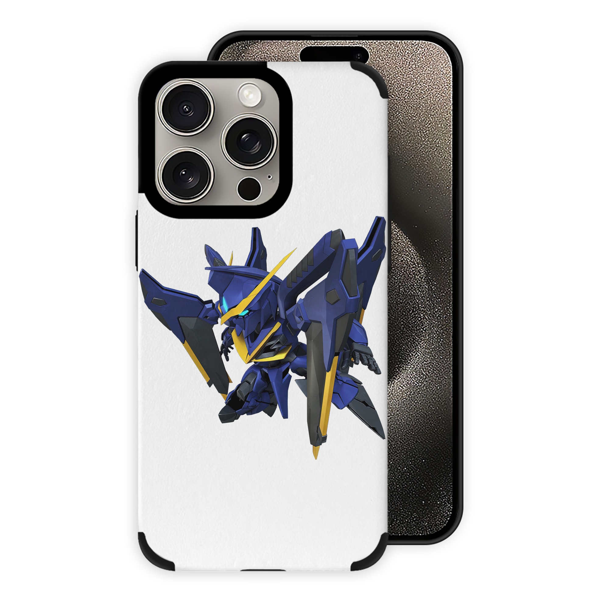 （画像用） 機動戦士ガンダム Mobile Suit Gundam 【iPhone15ProMax対応】 PUレザー スマホケース 耐衝撃＆黄変防止