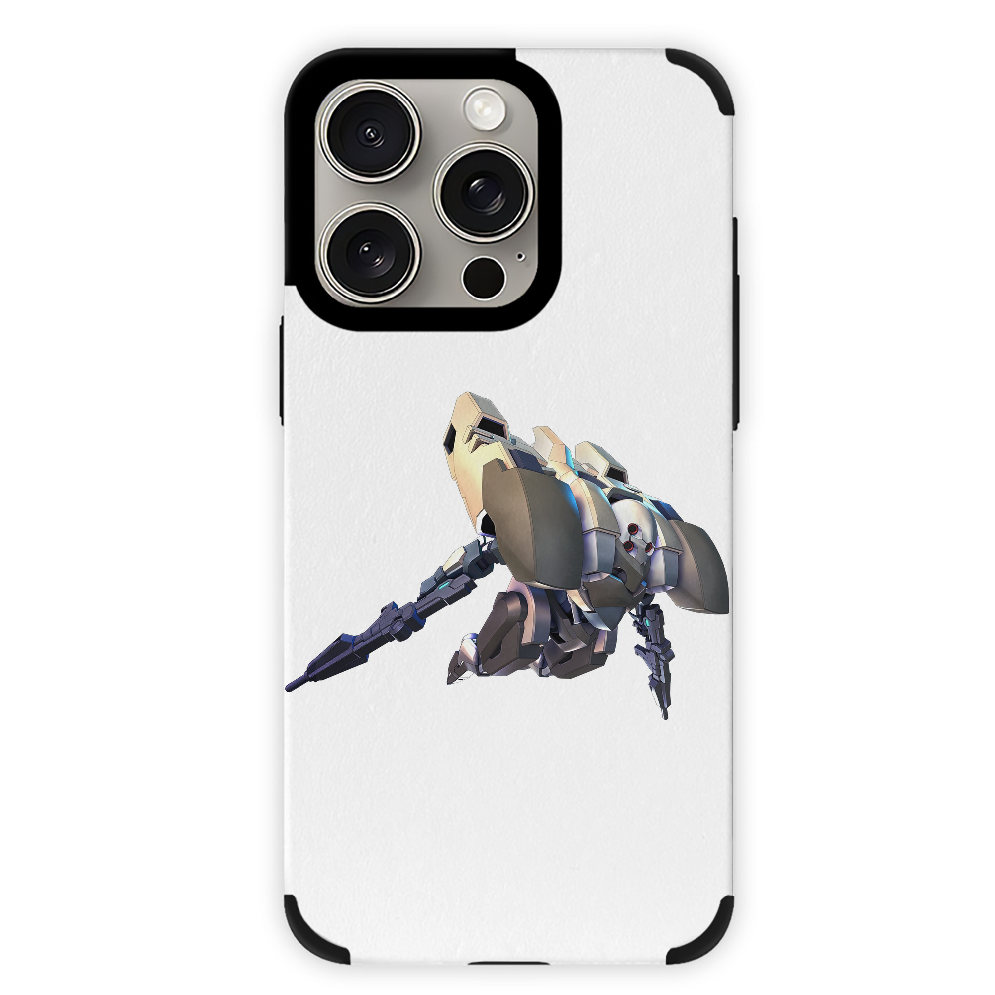 （画像用） 機動戦士ガンダム Mobile Suit Gundam 【iPhone15ProMax対応】 PUレザー スマホケース 耐衝撃＆黄変防止