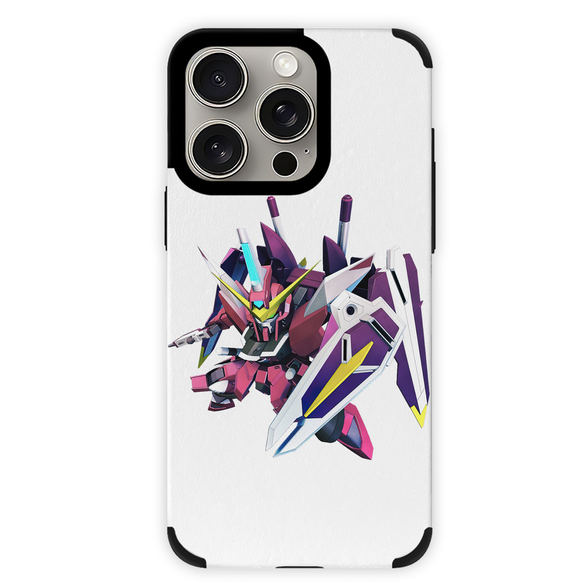 （画像用） 機動戦士ガンダム Mobile Suit Gundam 【iPhone15ProMax対応】 PUレザー スマホケース 耐衝撃＆黄変防止