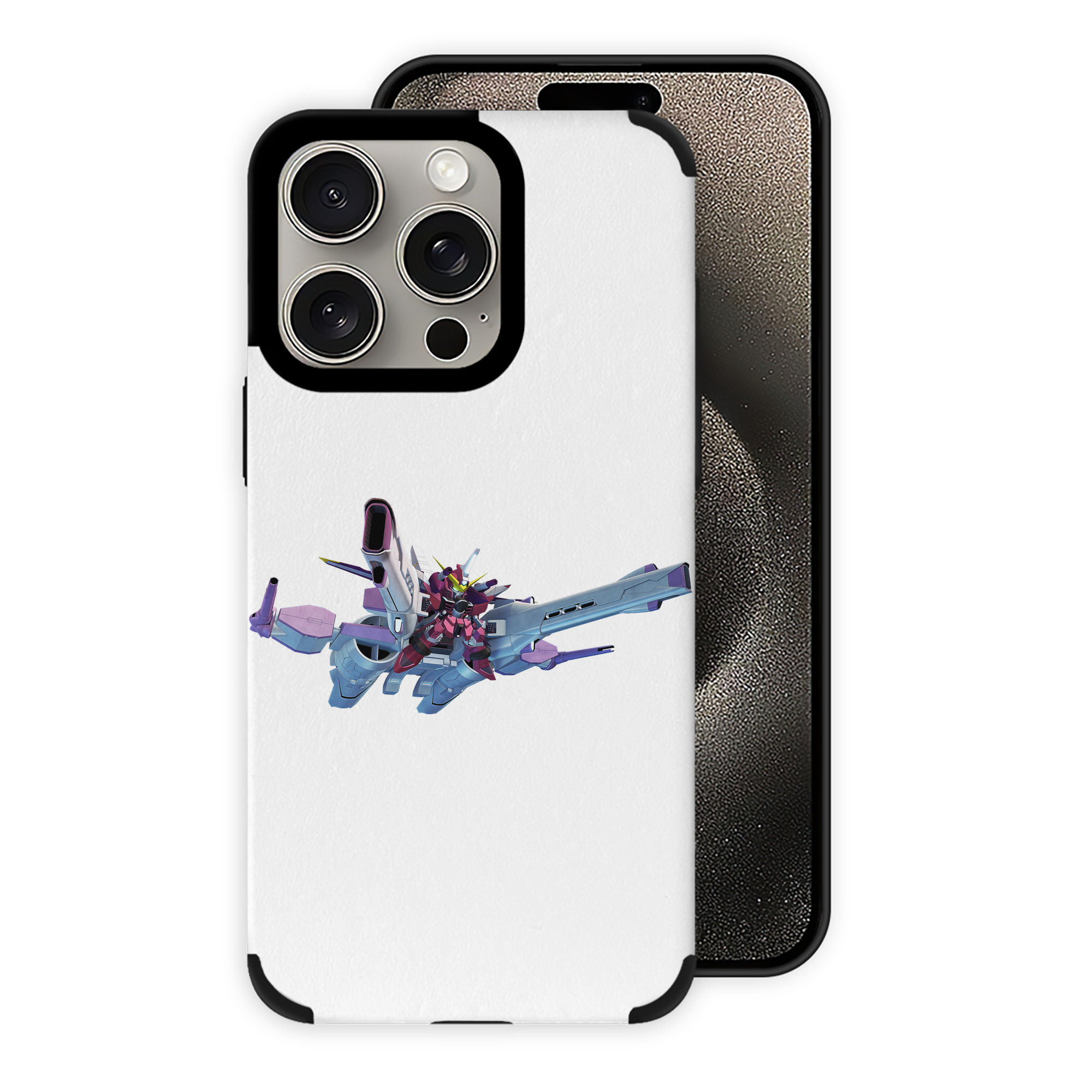 （画像用） 機動戦士ガンダム Mobile Suit Gundam 【iPhone15ProMax対応】 PUレザー スマホケース 耐衝撃＆黄変防止