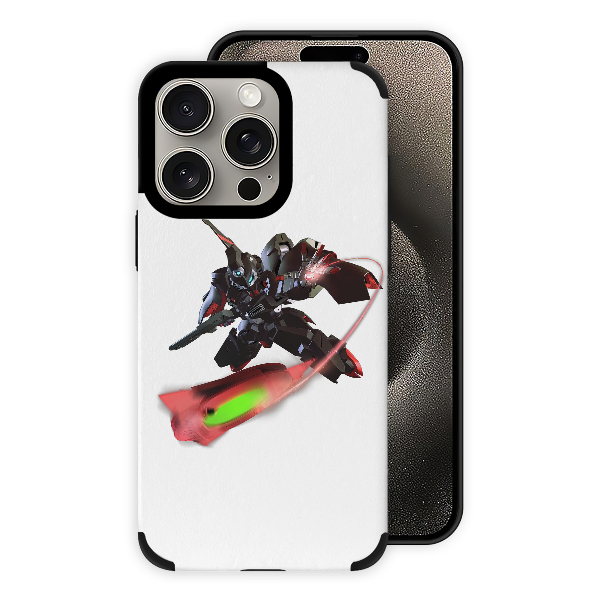 （画像用） 機動戦士ガンダム Mobile Suit Gundam 【iPhone15ProMax対応】 PUレザー スマホケース 耐衝撃＆黄変防止