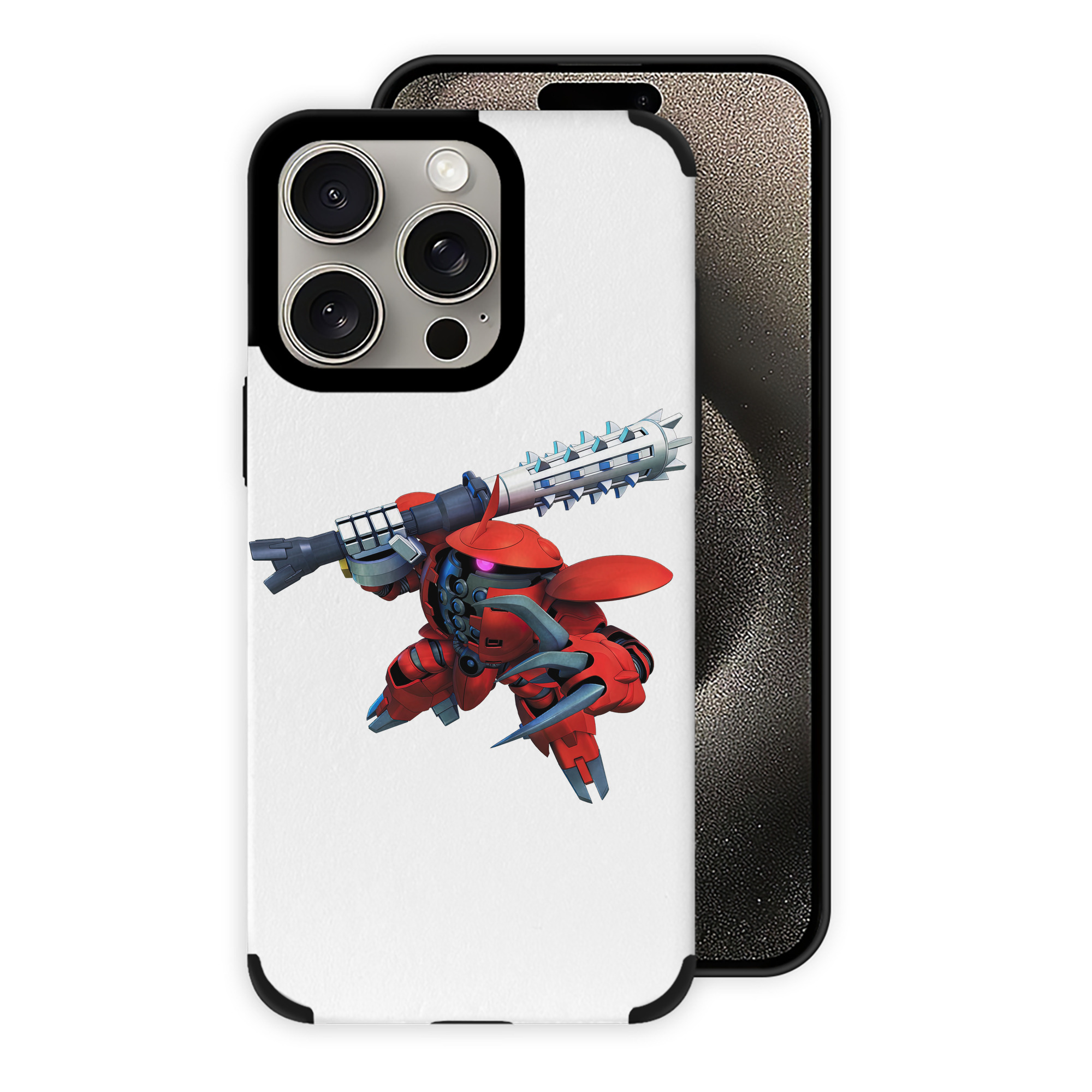 （画像用） 機動戦士ガンダム Mobile Suit Gundam 【iPhone15ProMax対応】 PUレザー スマホケース 耐衝撃＆黄変防止