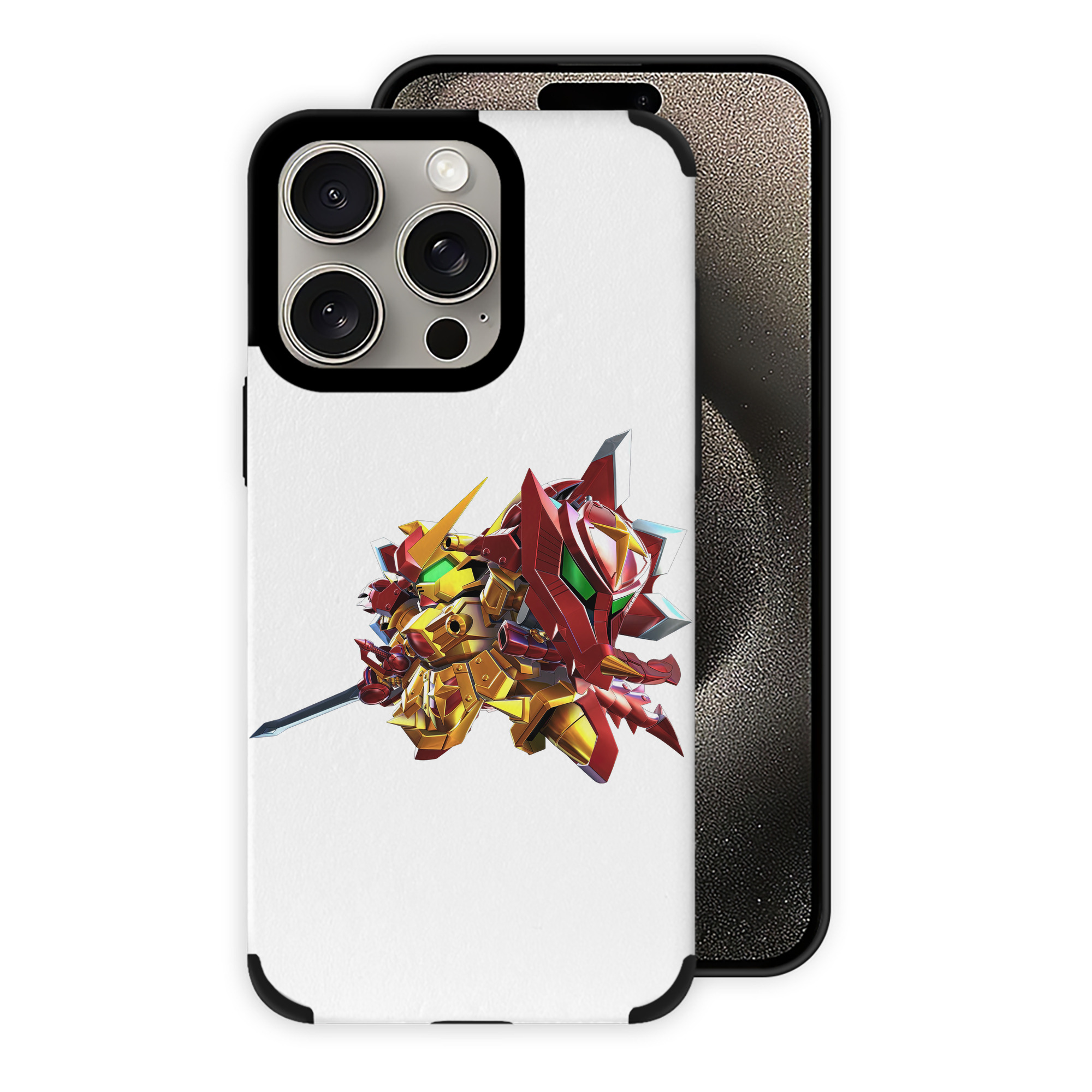 （画像用） 機動戦士ガンダム Mobile Suit Gundam 【iPhone15ProMax対応】 PUレザー スマホケース 耐衝撃＆黄変防止