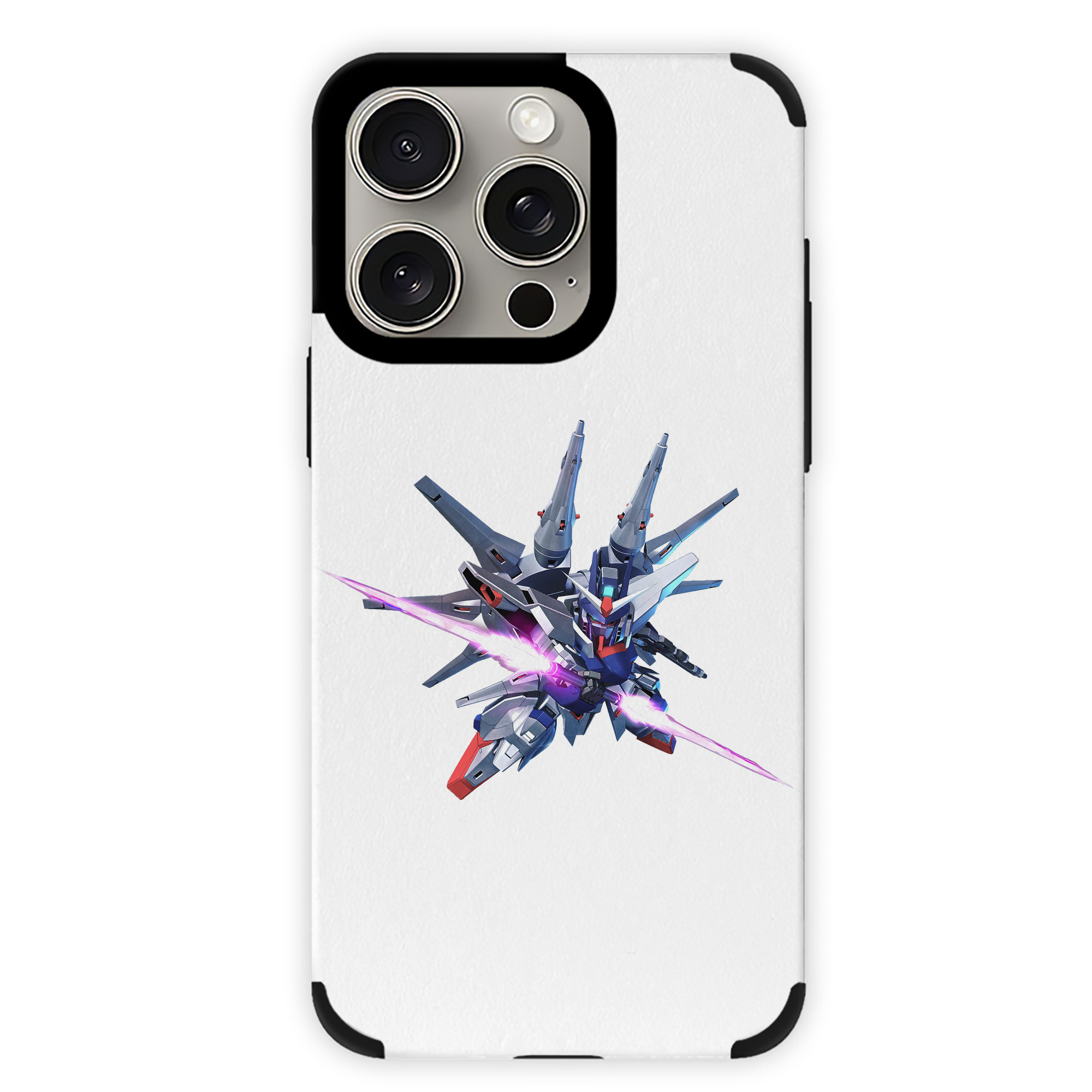 （画像用） 機動戦士ガンダム Mobile Suit Gundam 【iPhone15ProMax対応】 PUレザー スマホケース 耐衝撃＆黄変防止