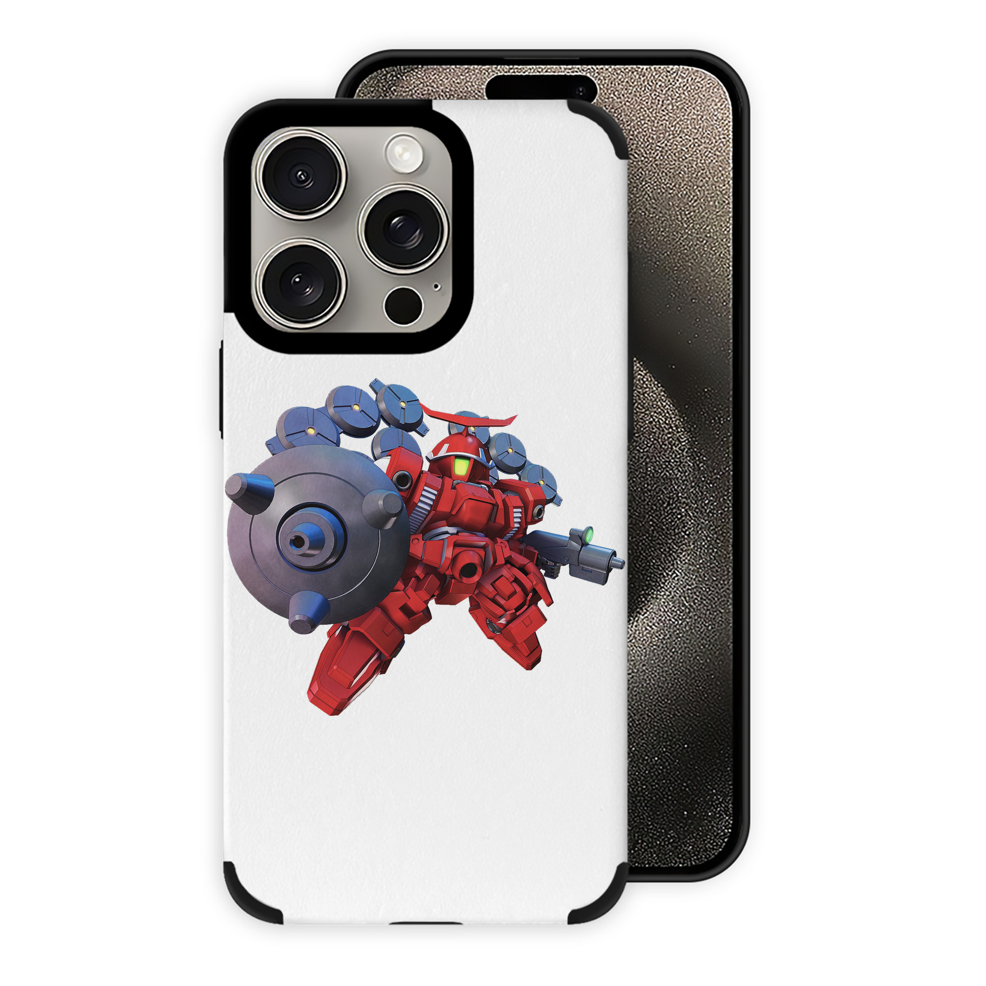 （画像用） 機動戦士ガンダム Mobile Suit Gundam 【iPhone15ProMax対応】 PUレザー スマホケース 耐衝撃＆黄変防止