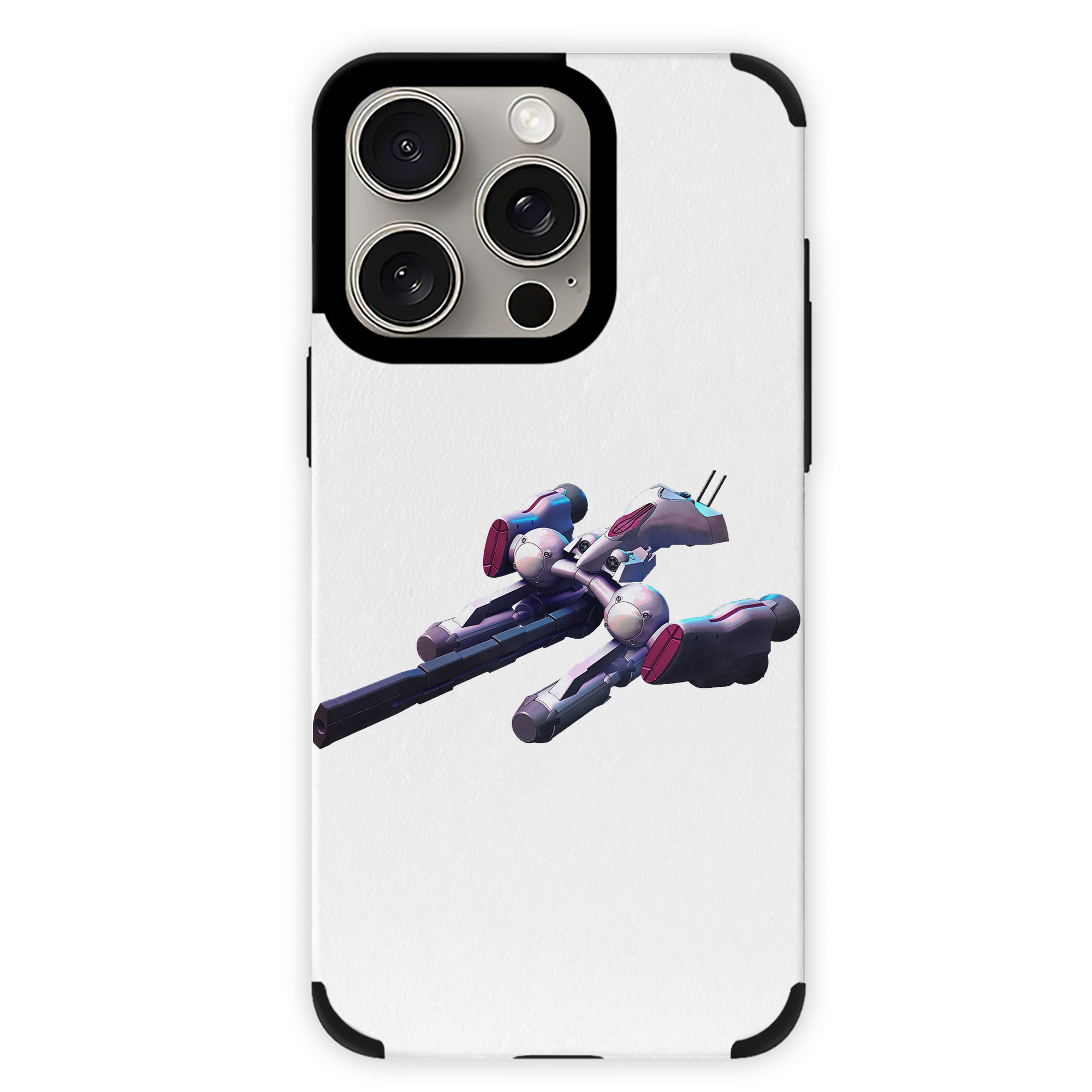 （画像用） 機動戦士ガンダム Mobile Suit Gundam 【iPhone15ProMax対応】 PUレザー スマホケース 耐衝撃＆黄変防止