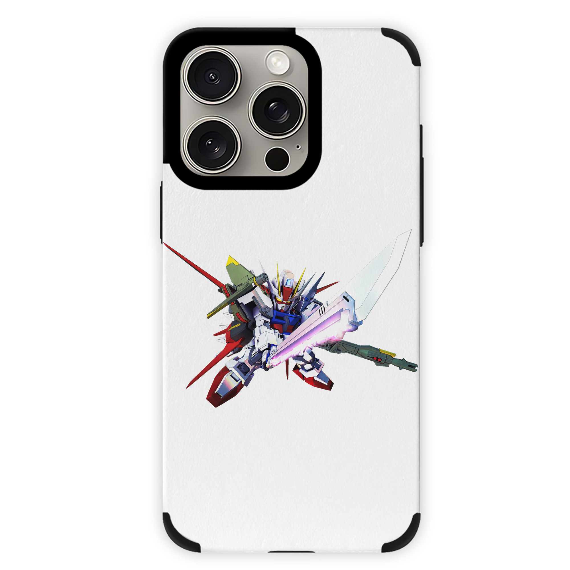 （画像用） 機動戦士ガンダム Mobile Suit Gundam 【iPhone15ProMax対応】 PUレザー スマホケース 耐衝撃＆黄変防止