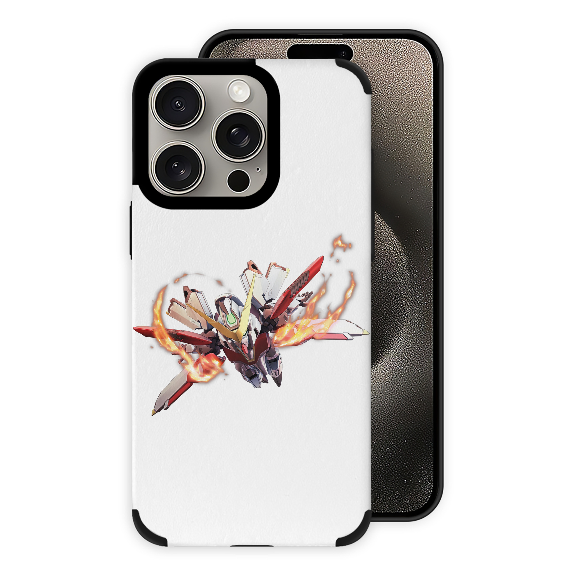 （画像用） 機動戦士ガンダム Mobile Suit Gundam 【iPhone15ProMax対応】 PUレザー スマホケース 耐衝撃＆黄変防止