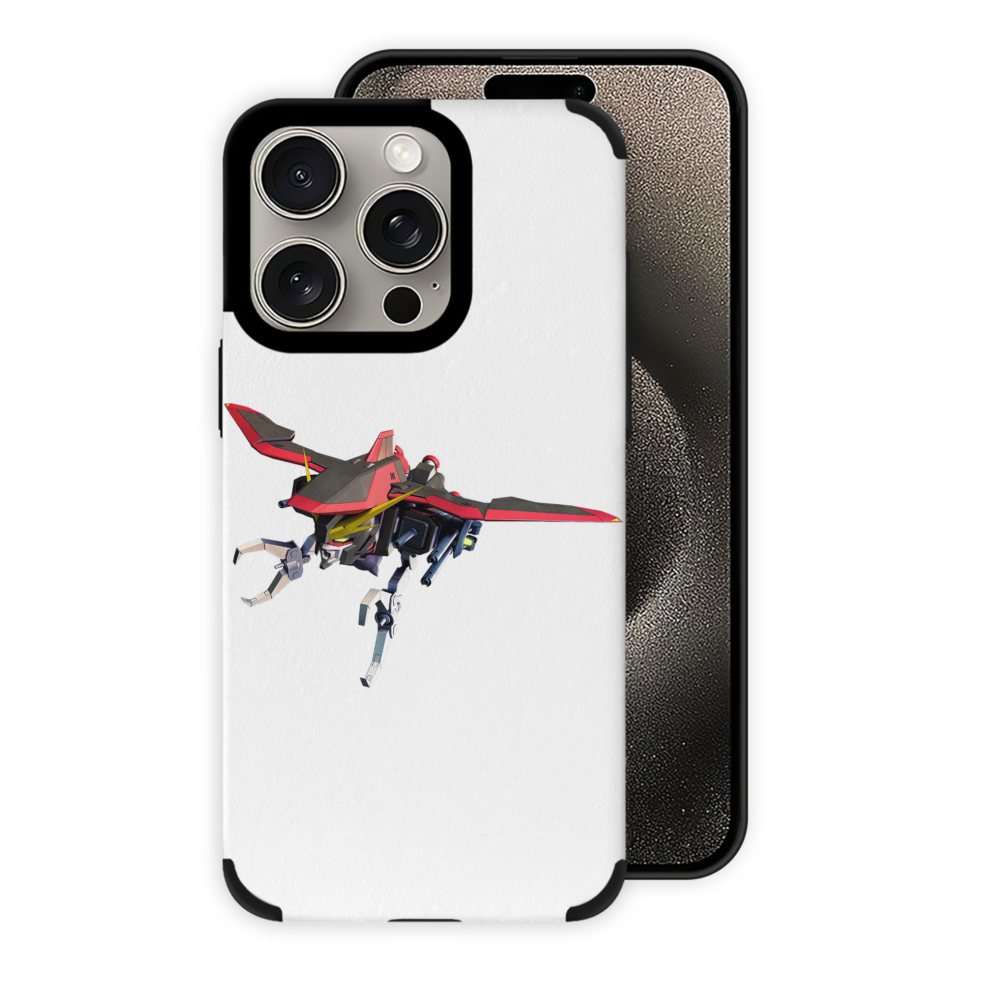 （画像用） 機動戦士ガンダム Mobile Suit Gundam 【iPhone15ProMax対応】 PUレザー スマホケース 耐衝撃＆黄変防止