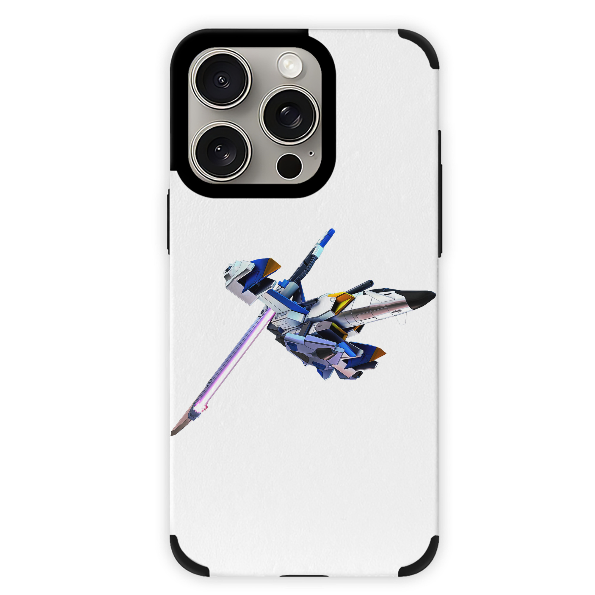 （画像用） 機動戦士ガンダム Mobile Suit Gundam 【iPhone15ProMax対応】 PUレザー スマホケース 耐衝撃＆黄変防止