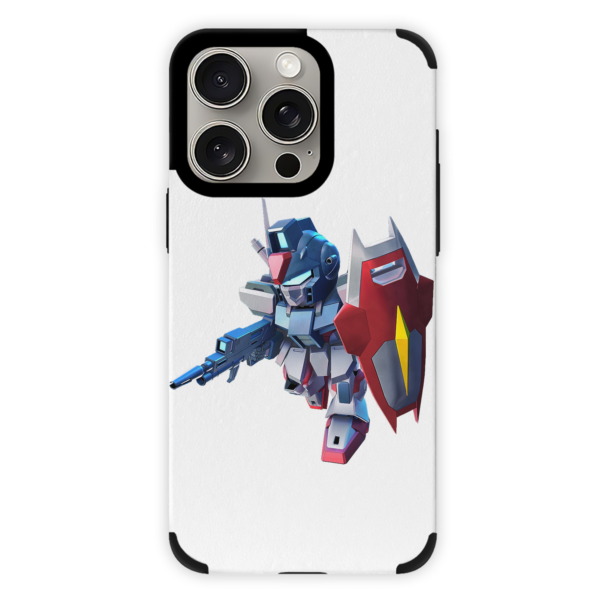 （画像用） 機動戦士ガンダム Mobile Suit Gundam 【iPhone15ProMax対応】 PUレザー スマホケース 耐衝撃＆黄変防止