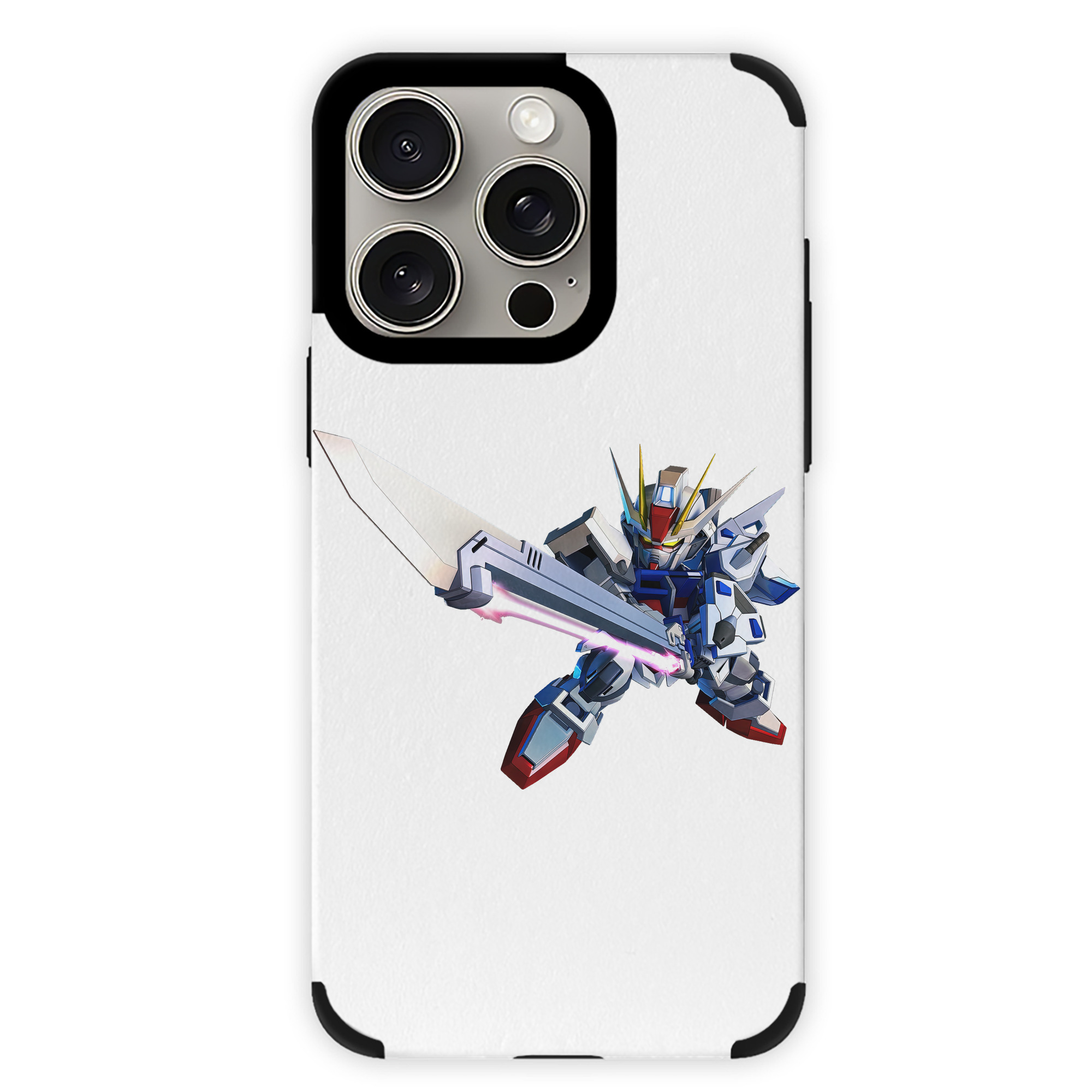 （画像用） 機動戦士ガンダム Mobile Suit Gundam 【iPhone15ProMax対応】 PUレザー スマホケース 耐衝撃＆黄変防止