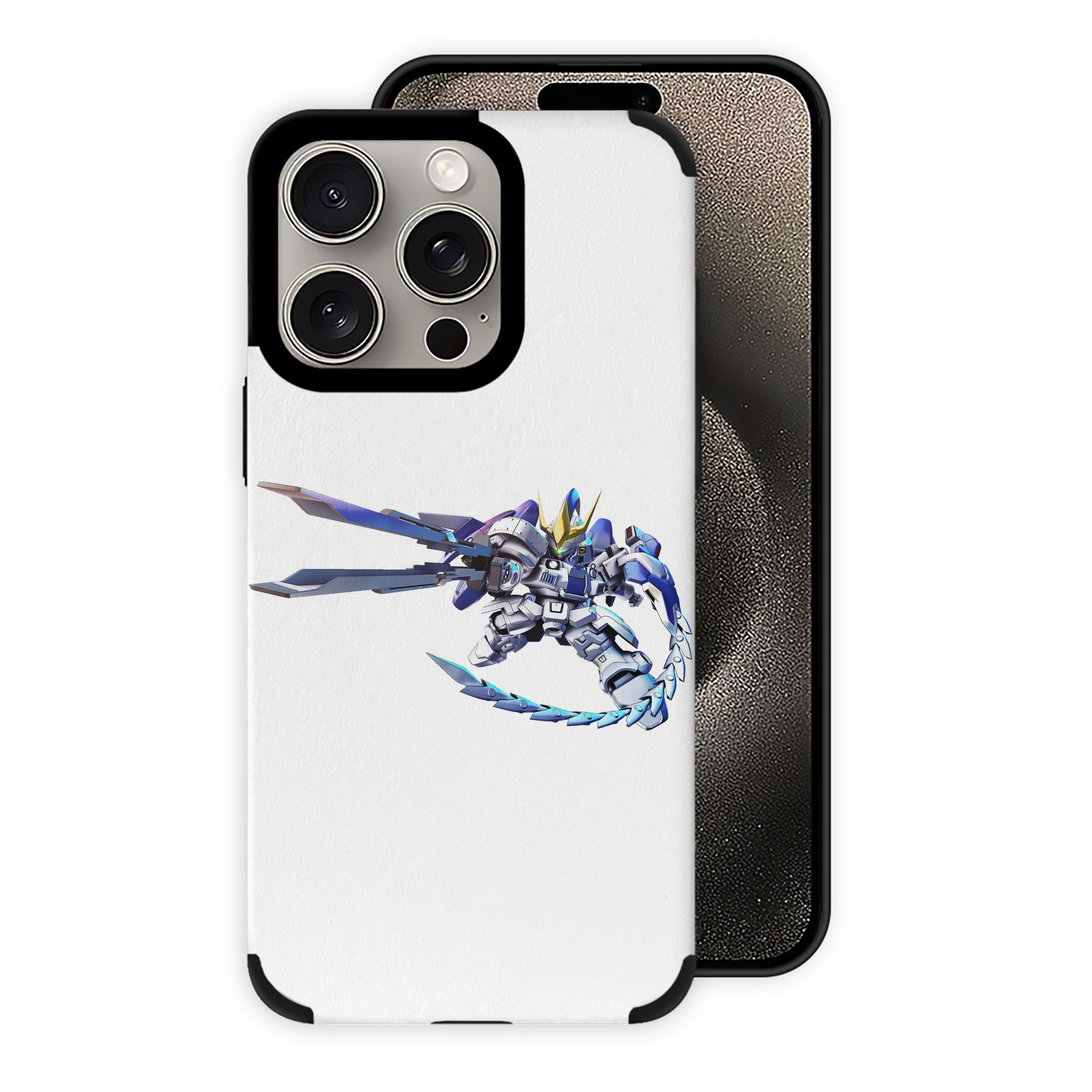 （画像用） 機動戦士ガンダム Mobile Suit Gundam 【iPhone15ProMax対応】 PUレザー スマホケース 耐衝撃＆黄変防止