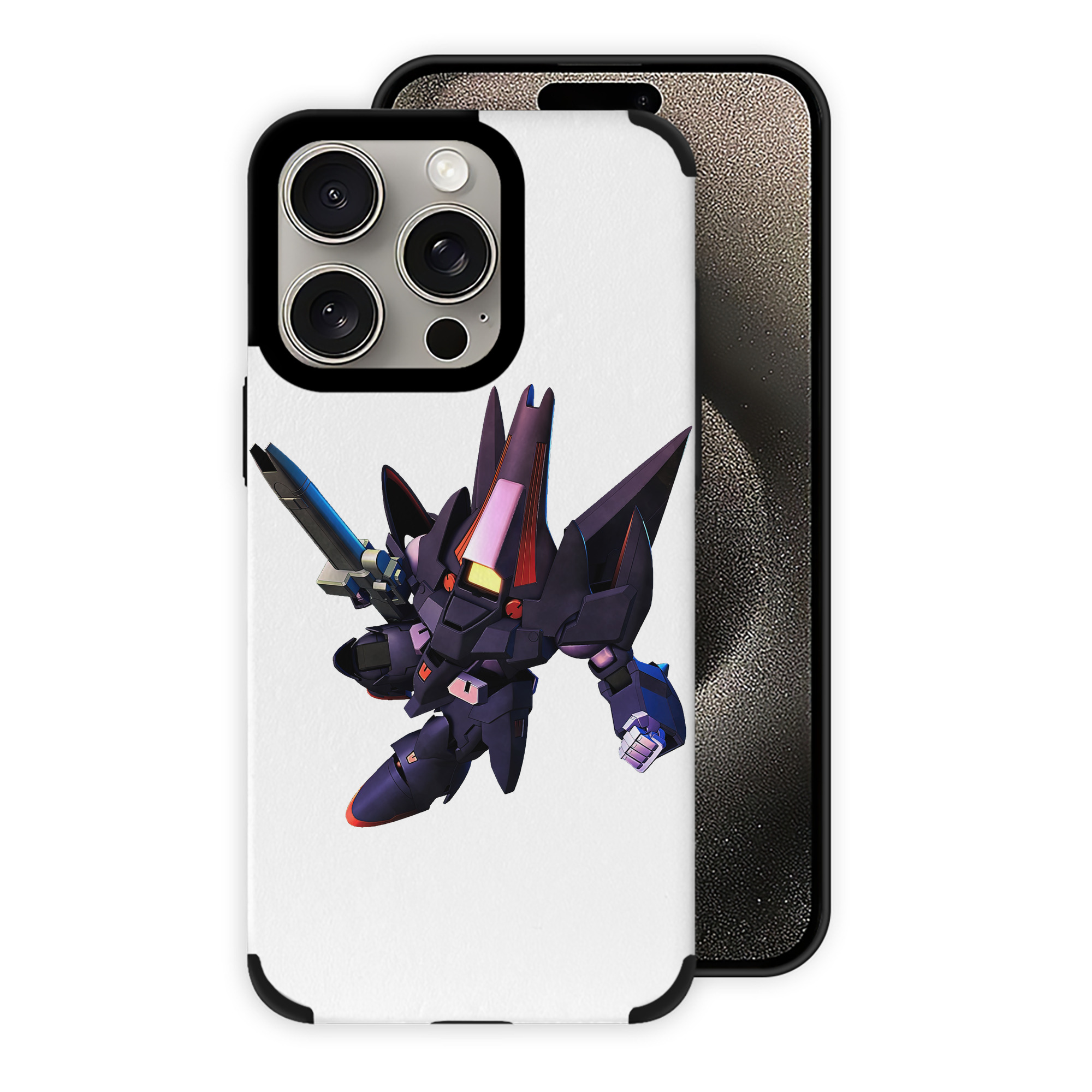 （画像用） 機動戦士ガンダム Mobile Suit Gundam 【iPhone15ProMax対応】 PUレザー スマホケース 耐衝撃＆黄変防止